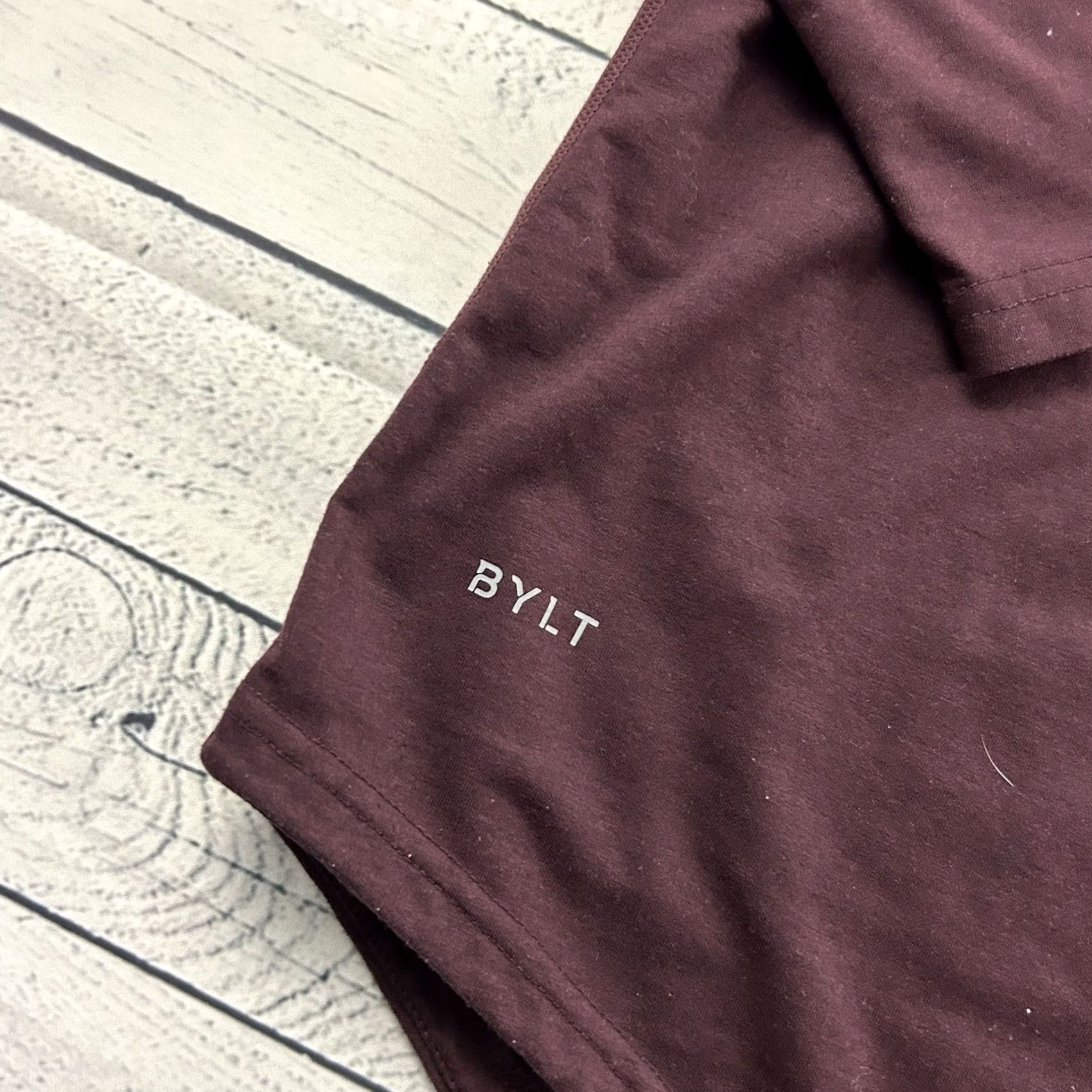 Vintage BYLT Drop Cut Long Sleeve BYLT Blend Shirt Mens XL Maroon Red Button-Up Cotton Holiday Classic Shirt Size US XL / EU 56 / 4 - 3 Thumbnail