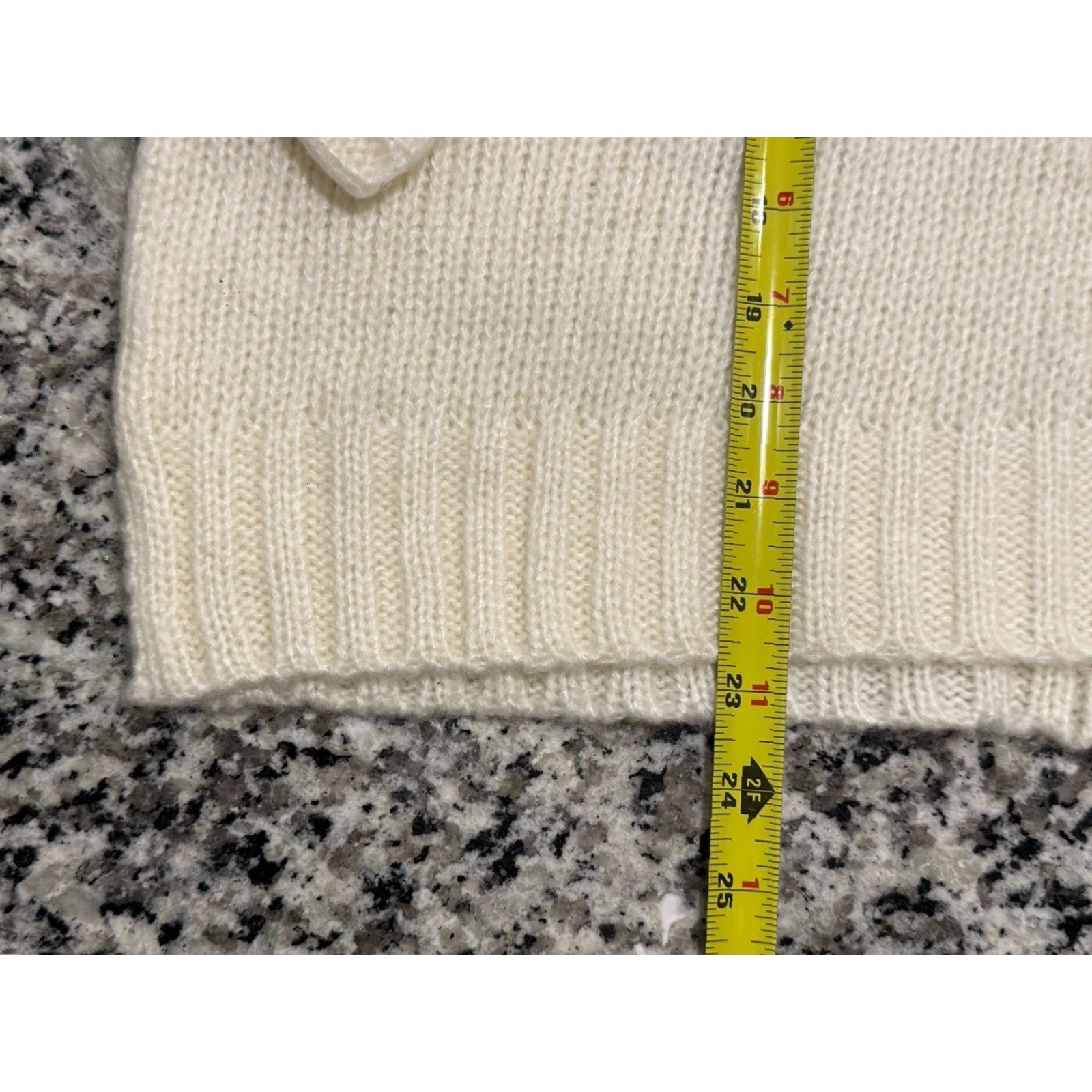Vintage Wooden Ships Sweater Women S/M Cream Snowflake Knit Winter Holiday Crew Neck Long Sleeve Christmas Womens Size S / US 4 / IT 40 - 2 Thumbnail