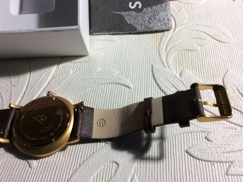 Designer Shore Projects Watch rose gold dial Brown Strap - Unisex Size ONE SIZE - 10 Thumbnail