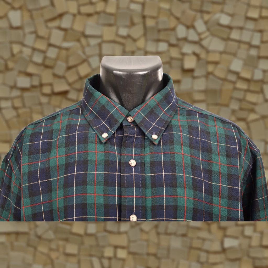 Pendleton Pendleton Wool Check Plaid Button Shirt XL Mens Vintage DDP Size US XL / EU 56 / 4 - 1 Thumbnail