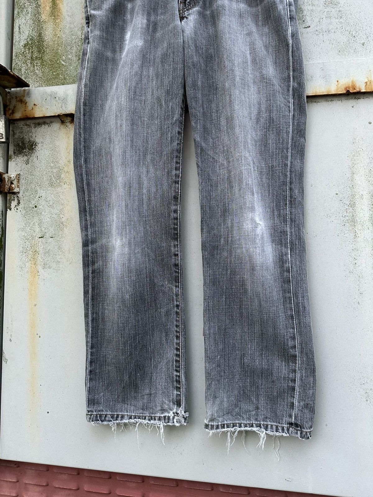 Edwin 👹Vintage THRASHED EDWIN Straight Cut Jeans Size US 30 / EU 46 - 8 Thumbnail