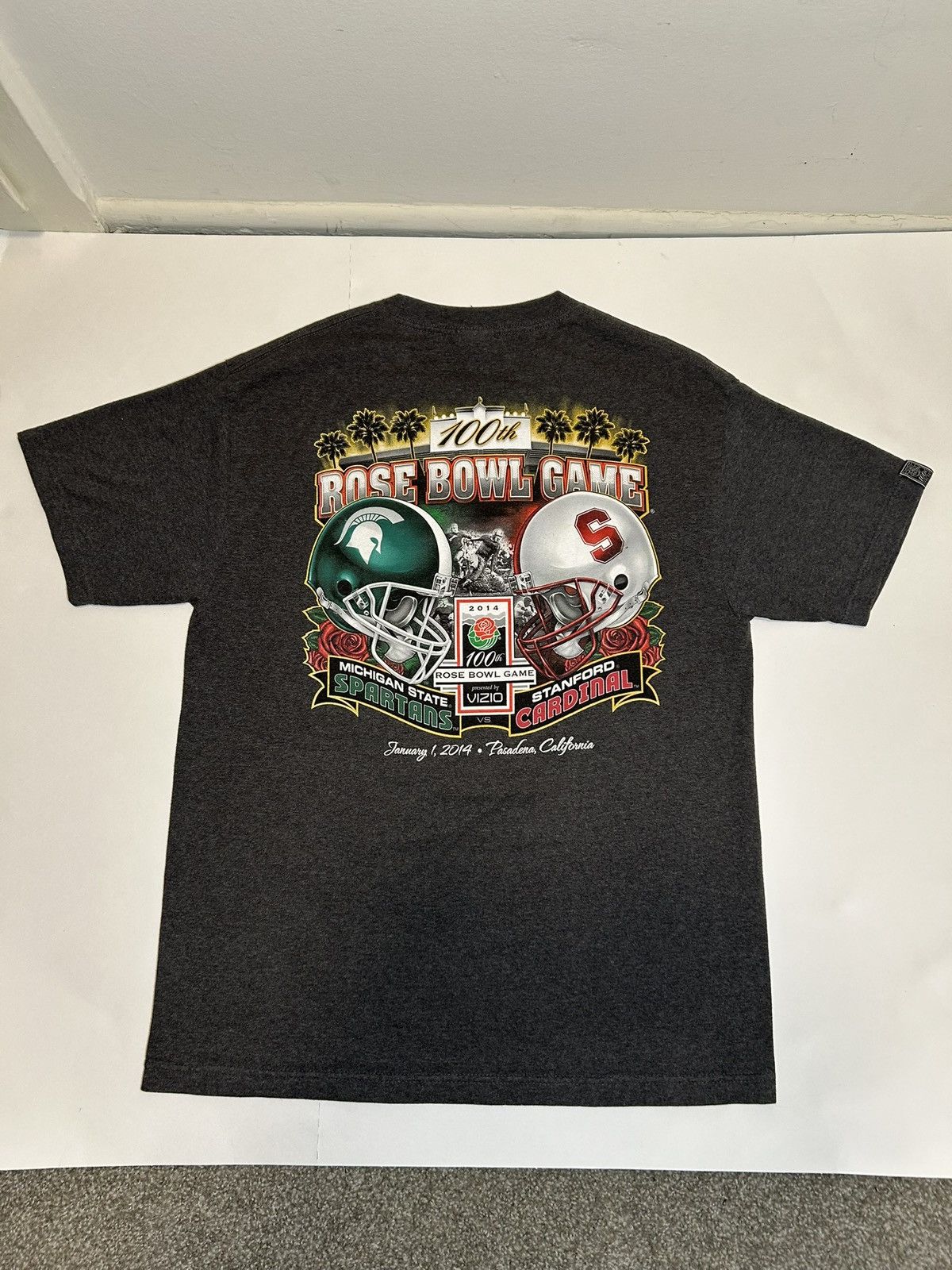 Other *OFFICIAL* 100th Rose Bowl Spartans Vs Cardinals 2014 Tee Size US L / EU 52-54 / 3 - 2 Thumbnail