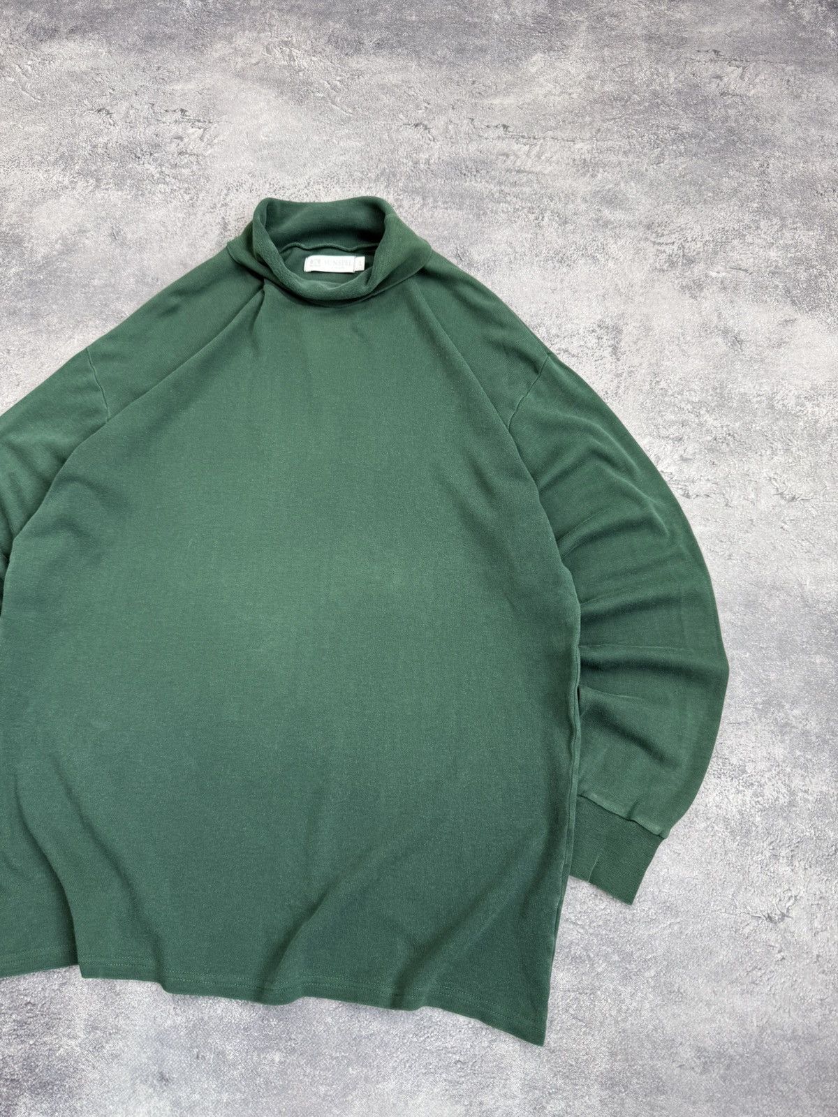 Sunspel Sunspel Forest Green Turtleneck Long Sleeve Sweatshirt Size US L / EU 52-54 / 3 - 5 Thumbnail