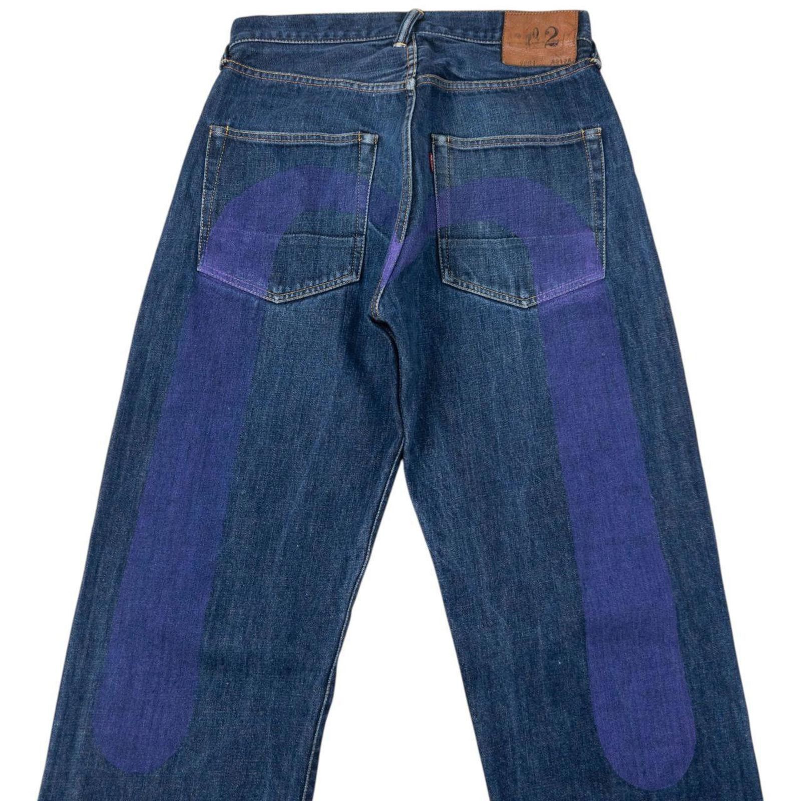 Evisu Vintage 90s Evisu Painted Daicock Japanese Denim Jeans W31 Size US 31 - 7 Thumbnail