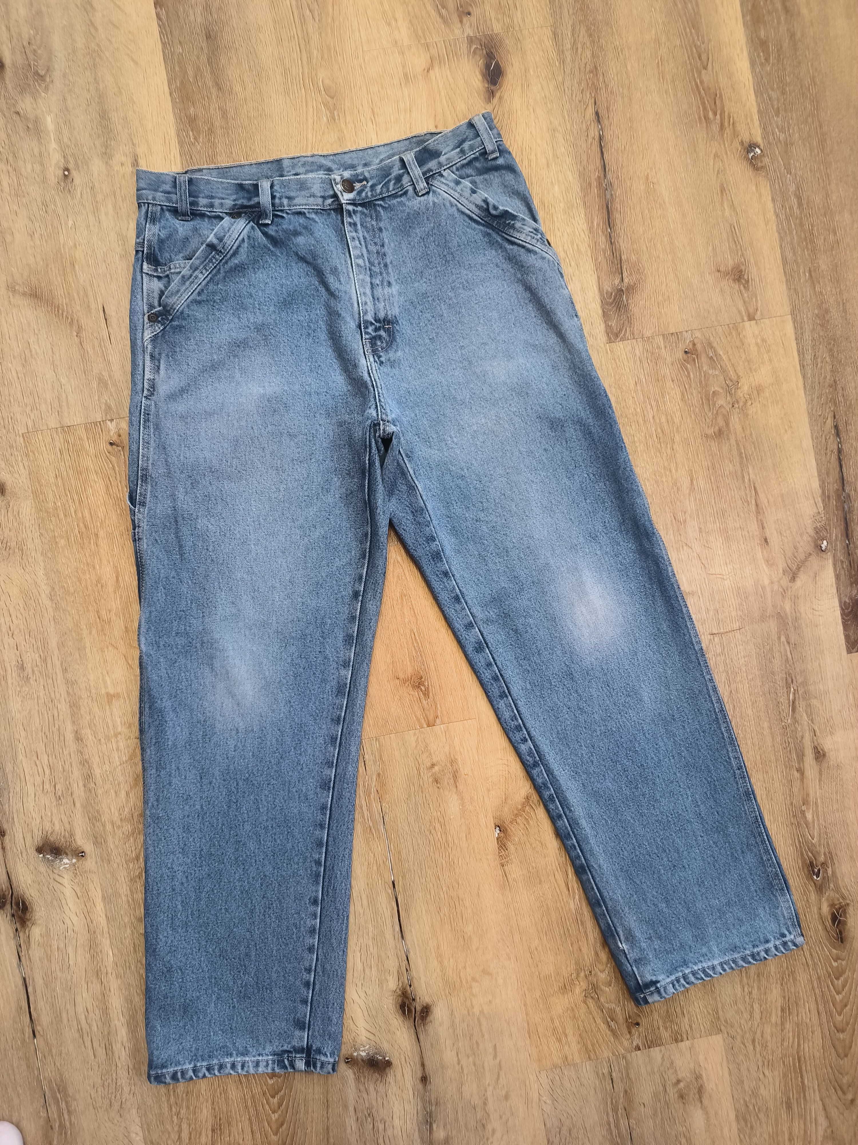 Dickies × Vintage Vintage Dickies Denim Baggy Baby Blue Jeans Pants Size US 34 / EU 50 - 2 Thumbnail