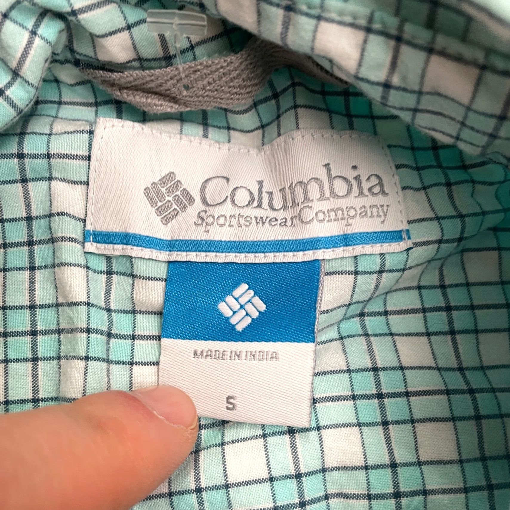 Vintage Columbia Button-Down Shirt Mens Small Green Plaid Long Sleeve Cotton Outdoor Top Size US S / EU 44-46 / 1 - 4 Thumbnail