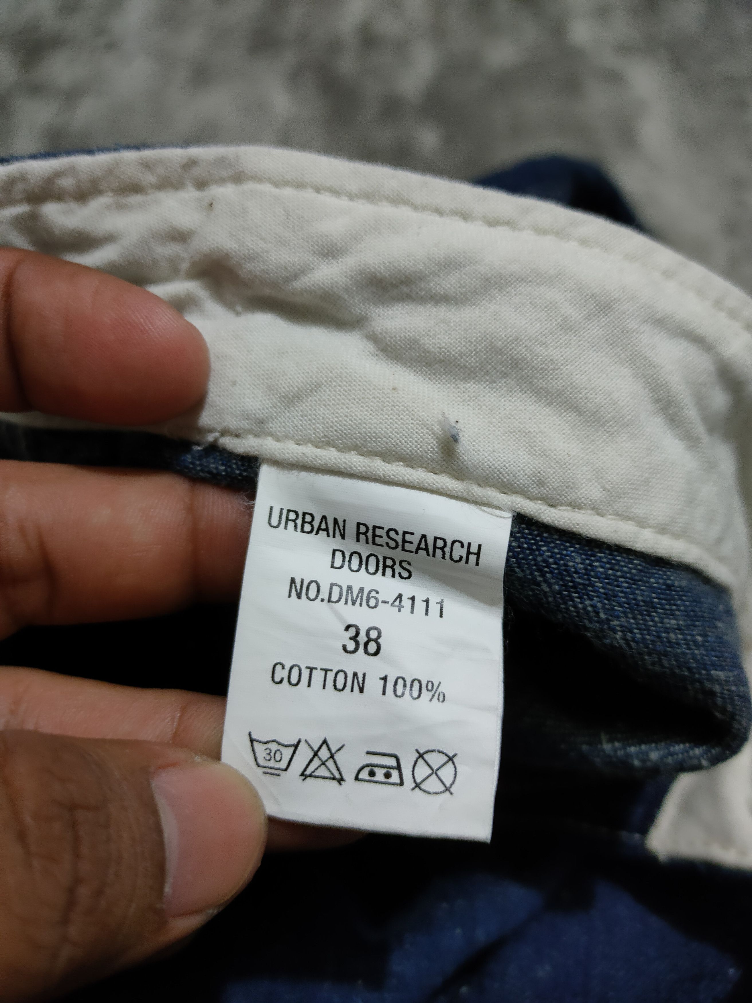Japanese Brand × URBAN RESEARCH DOORS Urban Research Doors Carpenter Denim Pans Size US 33 - 11 Thumbnail