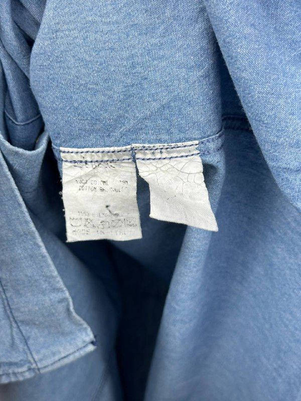 Iceberg ICEBERG Elvis Presley Denim Shirt Rare Vintage Italy Jeans Size US L / EU 52-54 / 3 - 19 Thumbnail