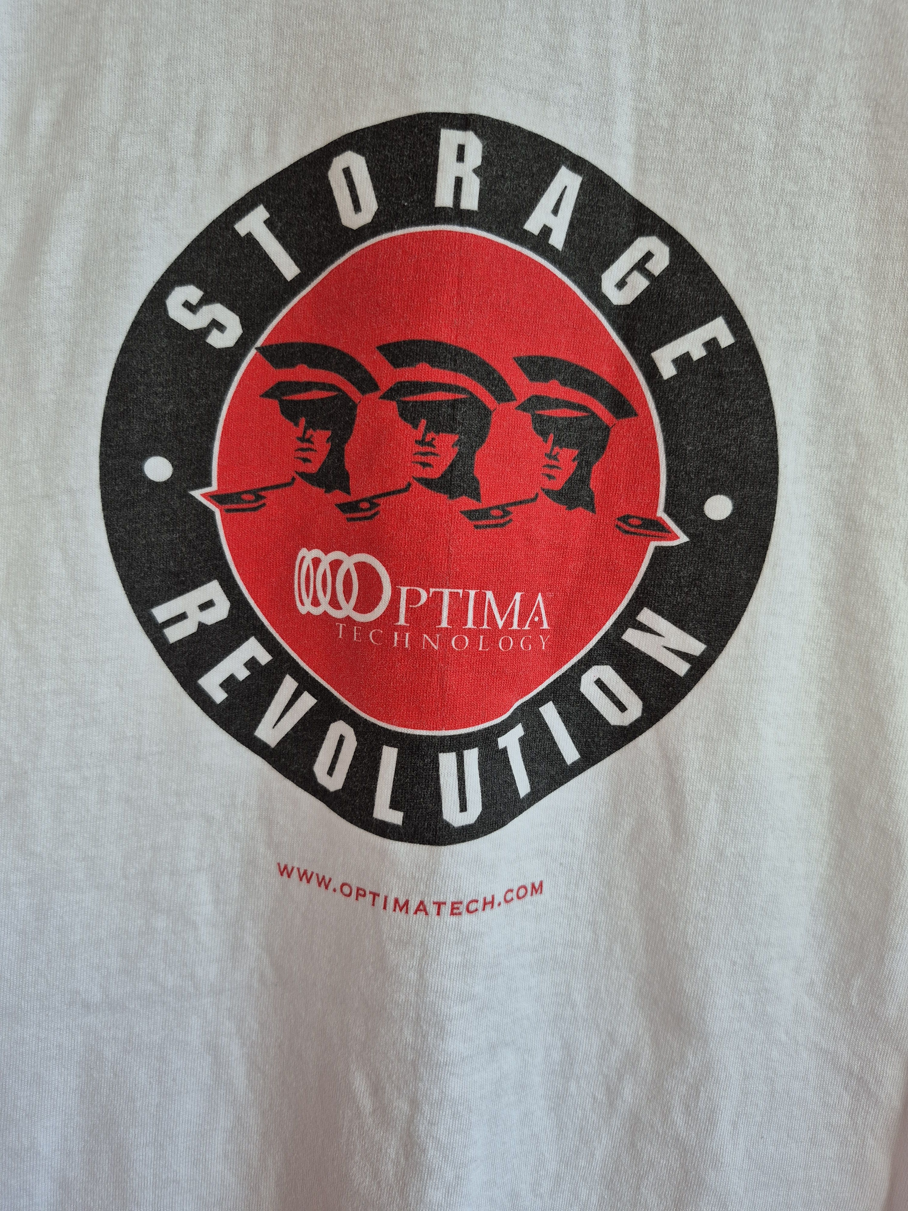 Vintage 🔥 Vintage Optima Technology Tech Tee Size US XL / EU 56 / 4 - 2 Thumbnail