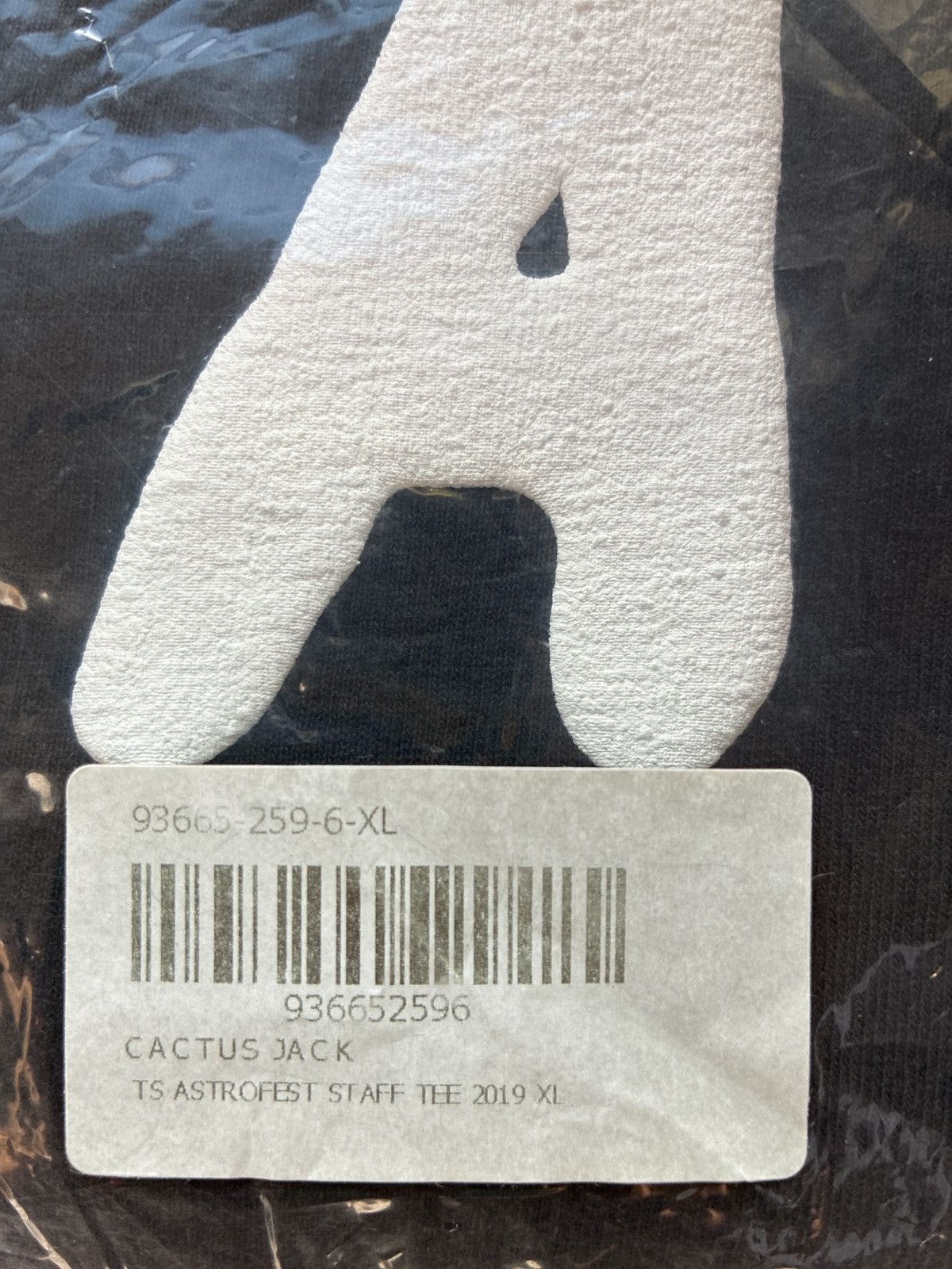 Travis Scott XL Travis Scott Astroworld Houston 2019 Staff Tee Black New Size US XL / EU 56 / 4 - 13 Thumbnail