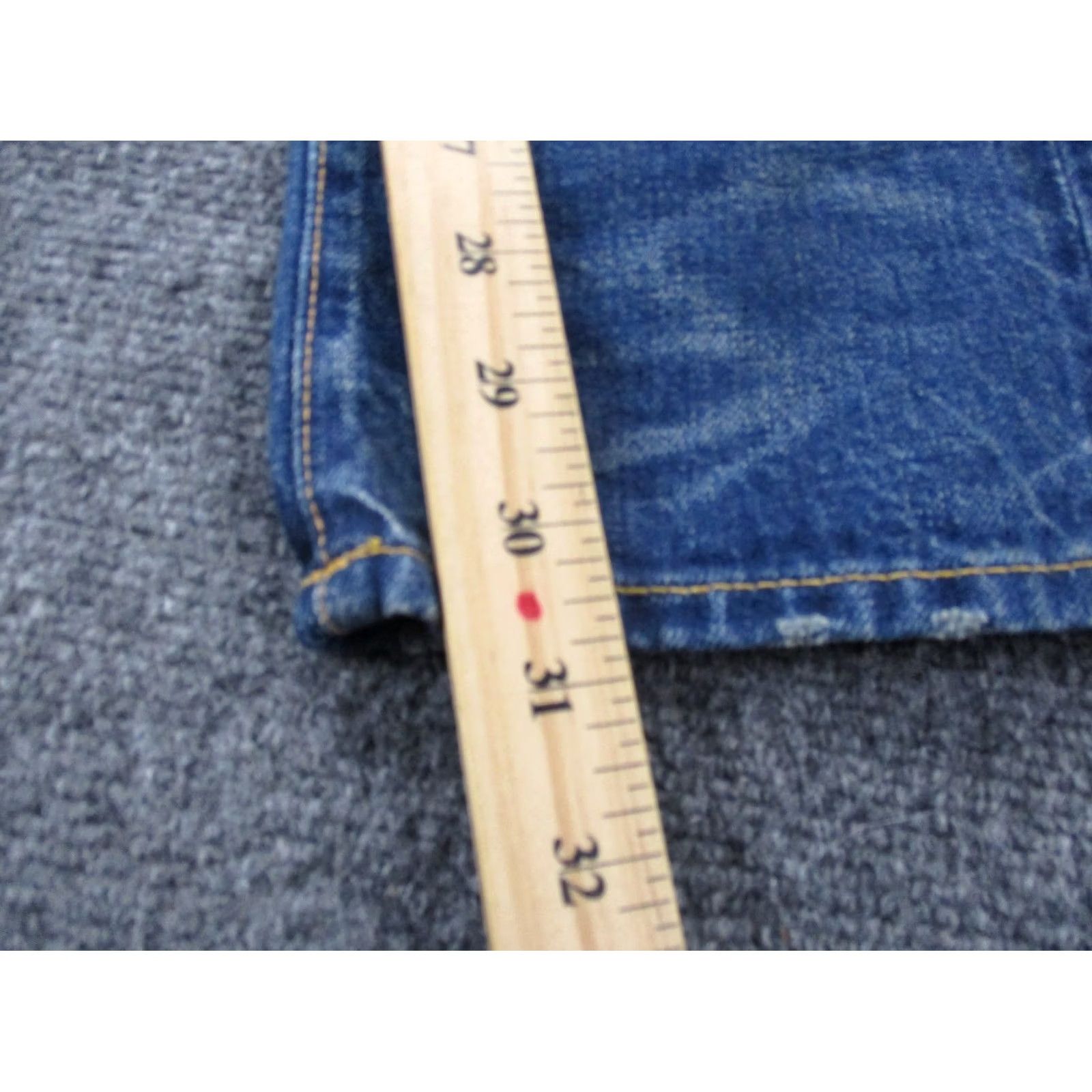 Vintage RRL Jeans Mens 29 X 30 Slim Denim Selvedge Stretch Straight 5-Pocket Blue) Size US 29 - 4 Thumbnail