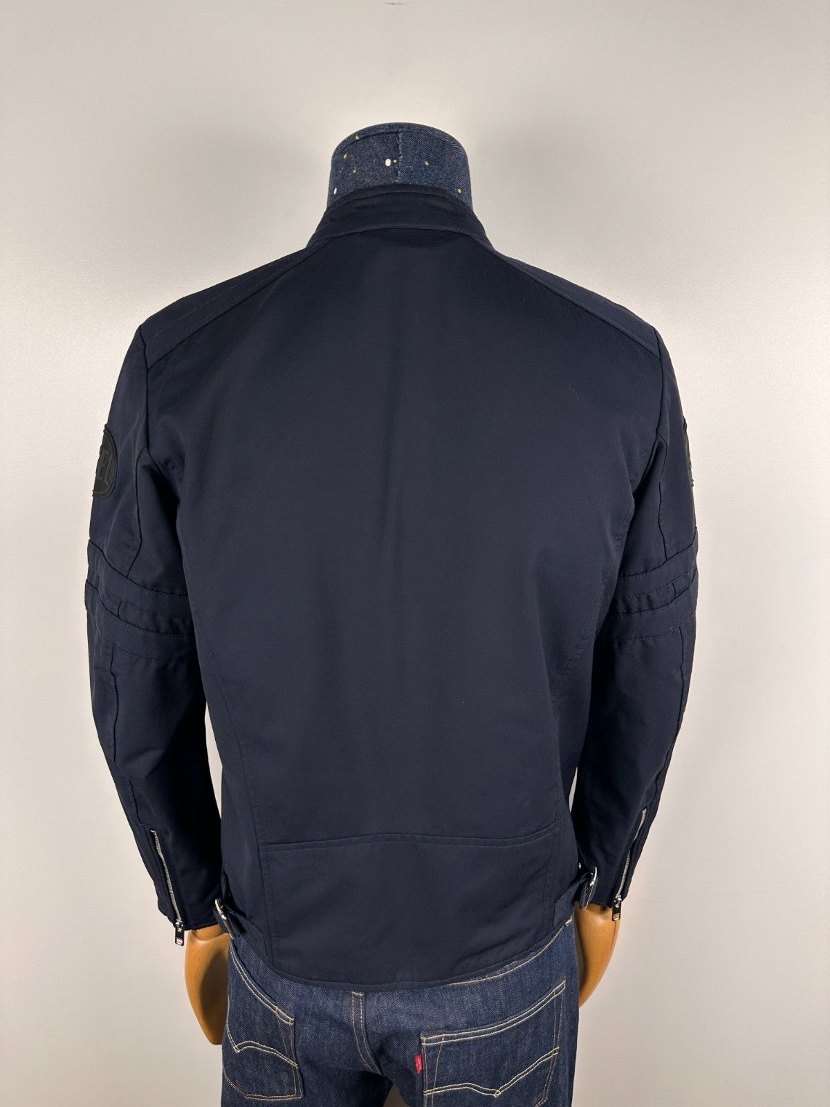 Diesel Diesel Glory Bikers Jacket Light Padded Size S Navy Size US S / EU 44-46 / 1 - 6 Thumbnail