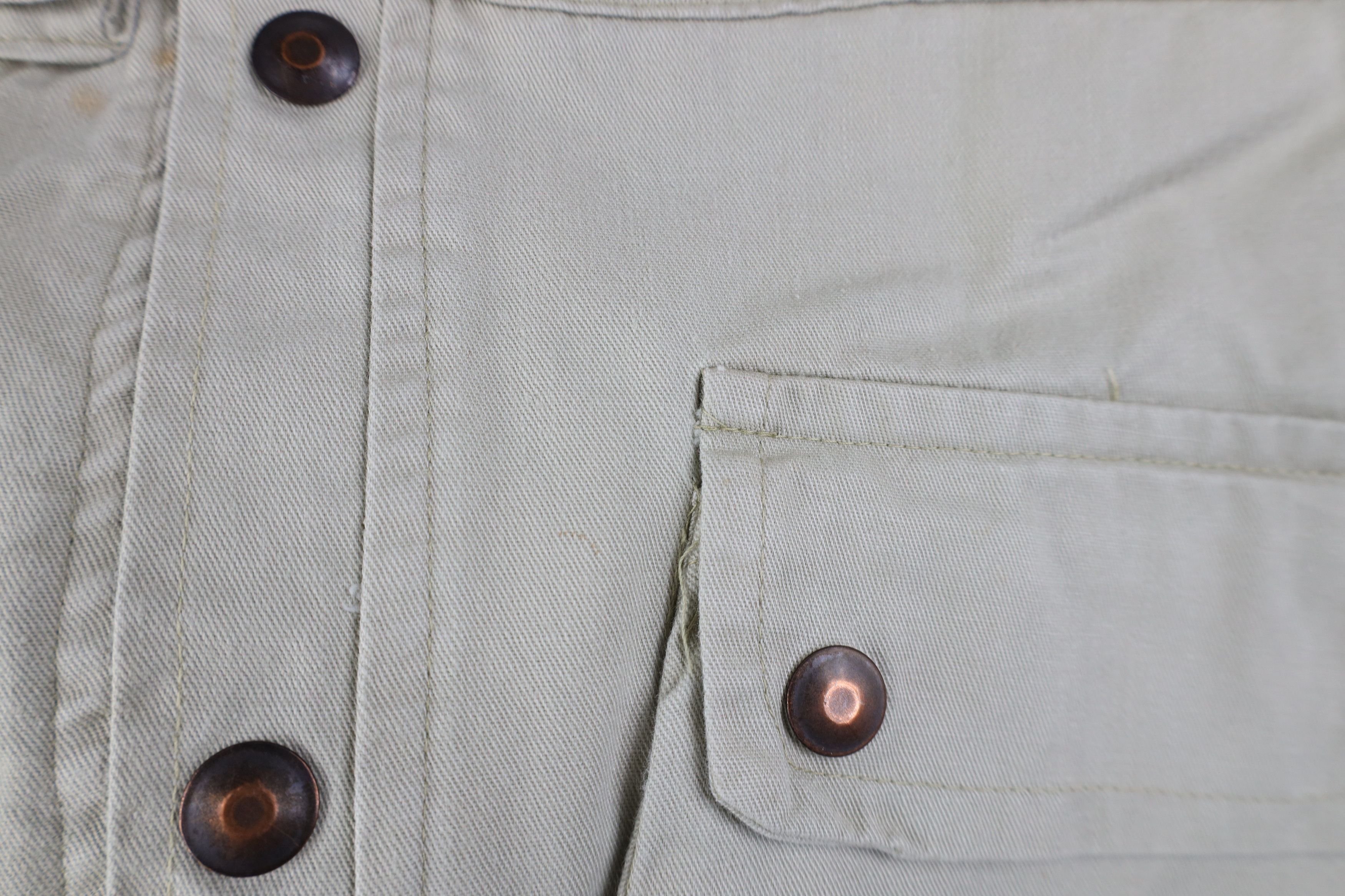 Vintage Vtg 70s 80s Streetwear Side Buckle Canvas Vest Jacket Size L / US 10 / IT 46 - 6 Thumbnail