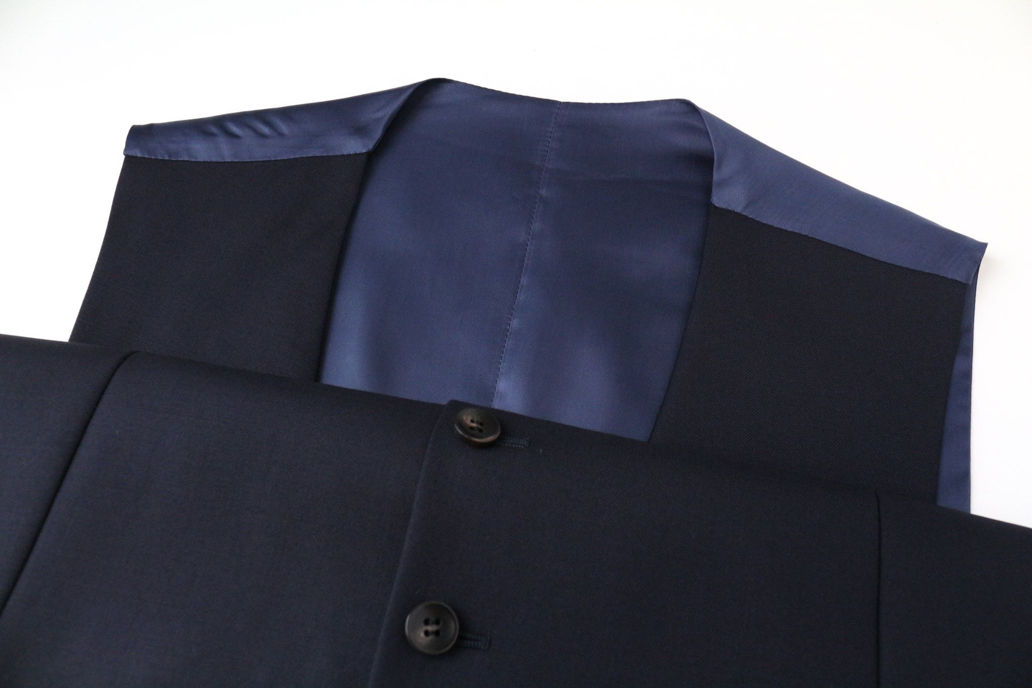 Suitsupply FERRARA UK40L Navy Blue Wool Waistcoat 75555 Size 40L - 3 Thumbnail
