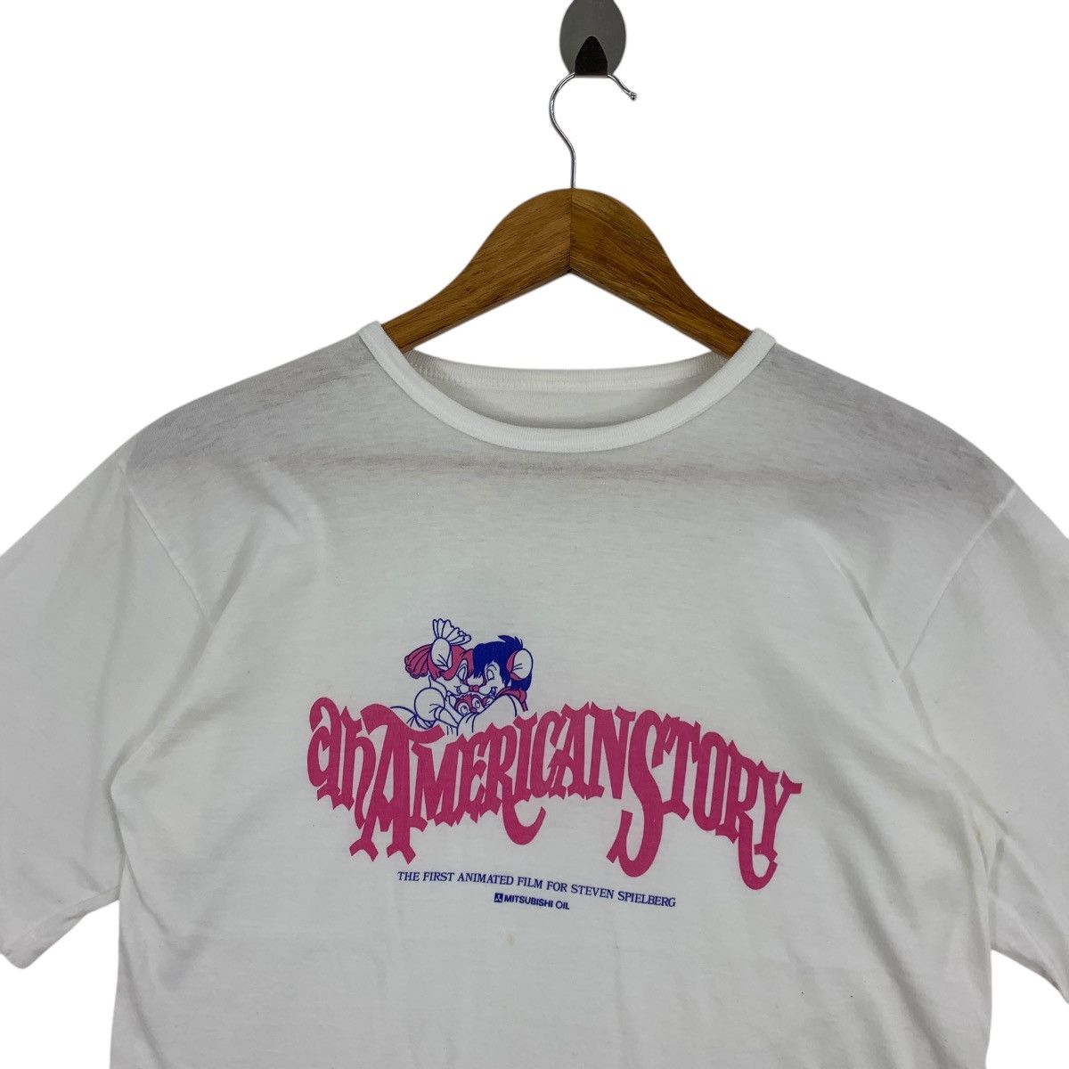 Cartoon Network × Vintage Vintage 90s AN AMERICAN TAIL by steven spielberg cartoon tee Size US S / EU 44-46 / 1 - 2 Thumbnail