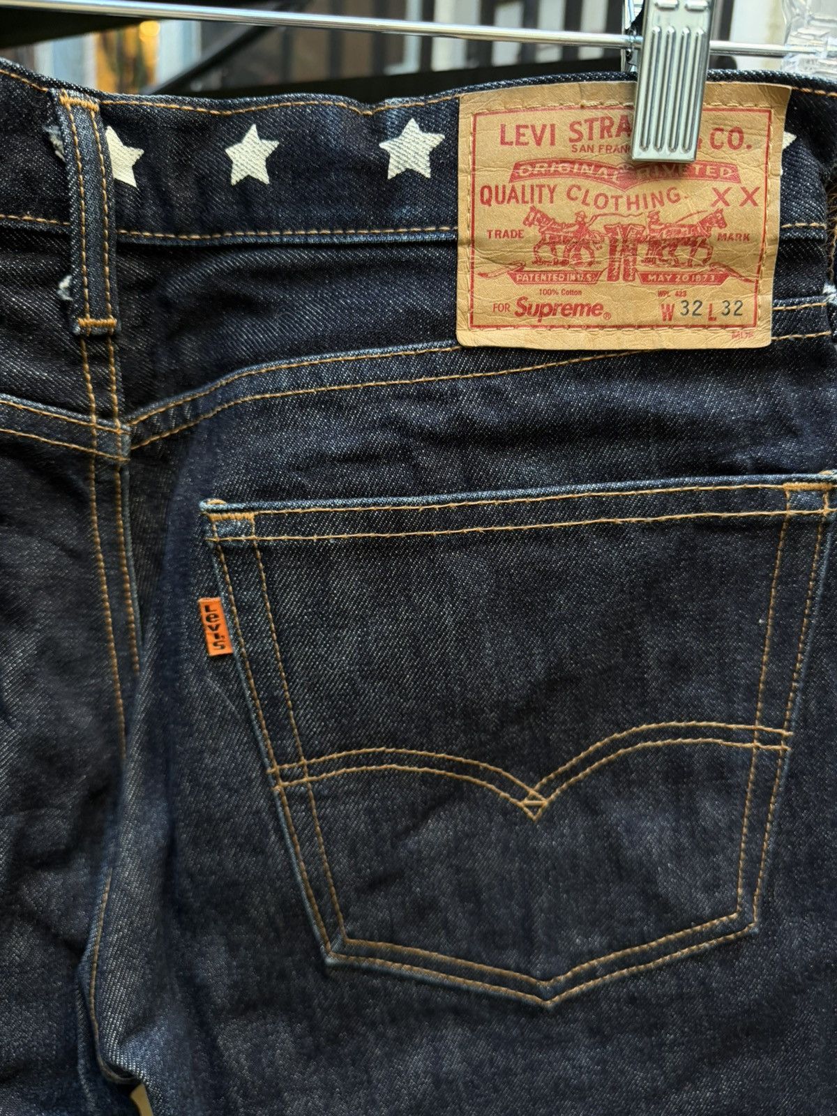 Levi's × Supreme Supreme x Levi’s 2011 505’s Brand New Size US 32 / EU 48 - 3 Thumbnail