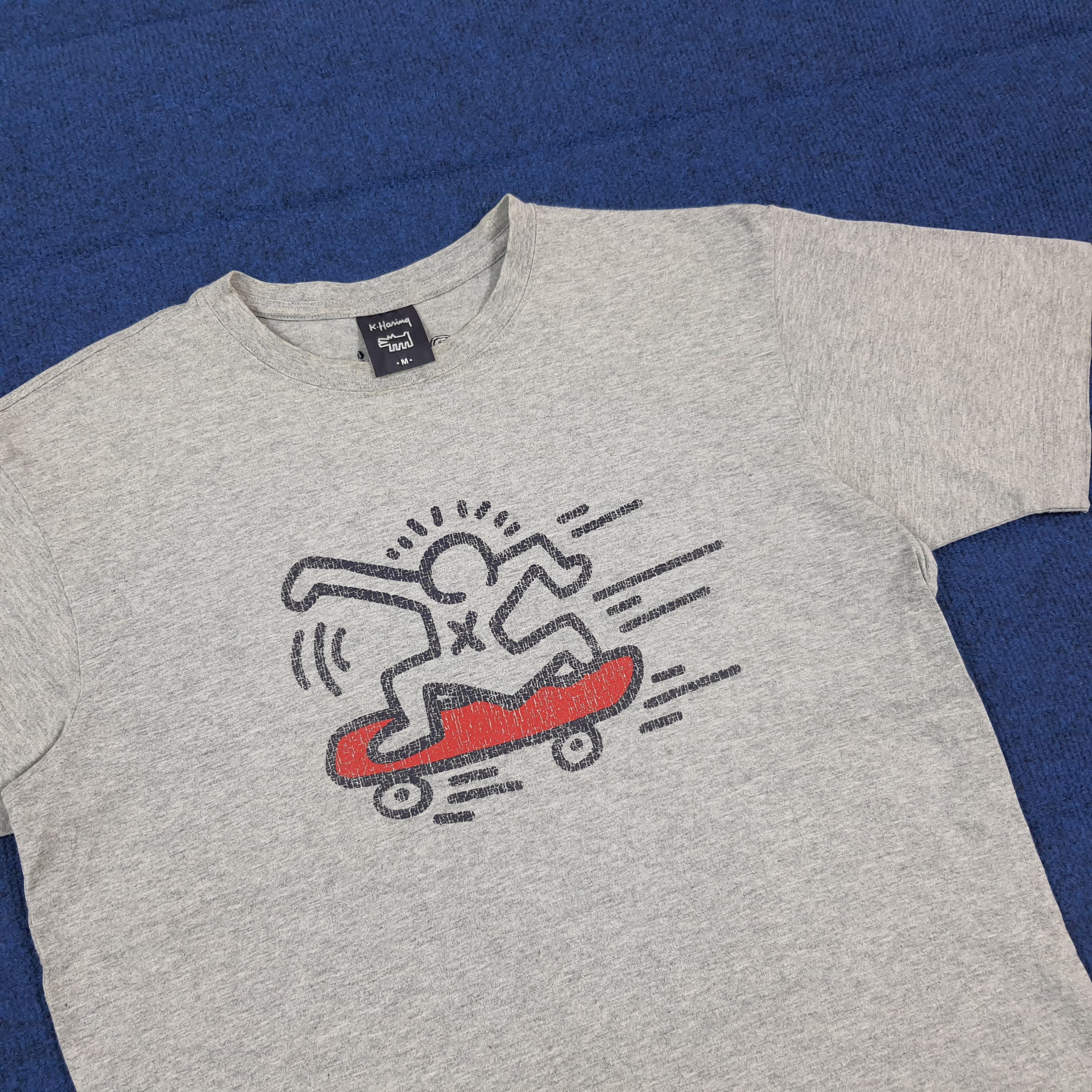 Keith Haring Vintage Keith Haring Doodle Art Streetwear Tshirt C299N69 Size US M / EU 48-50 / 2 - 2 Thumbnail