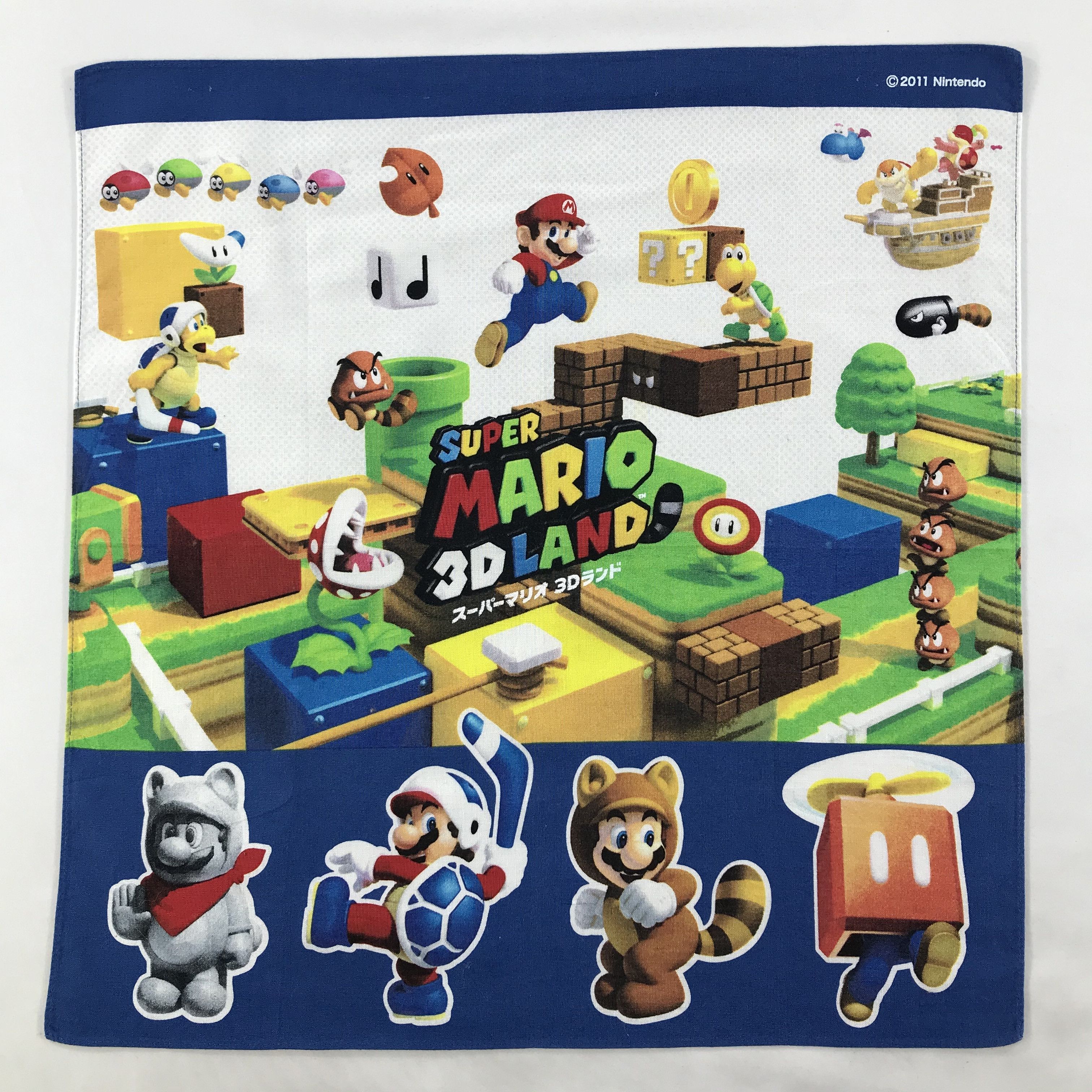 Nintendo × Vintage Super Mario Bandana / Handkerchief / Neckerchief - S1853 Size ONE SIZE - 1 Thumbnail