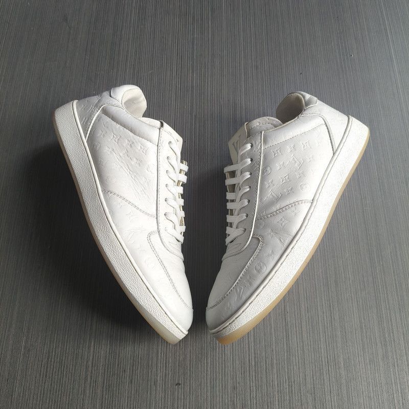 Louis Vuitton Louis Vuitton Rivoli Leather Low-Top Sneakers - Size US 8.5 / EU 41-42 - 8 Thumbnail