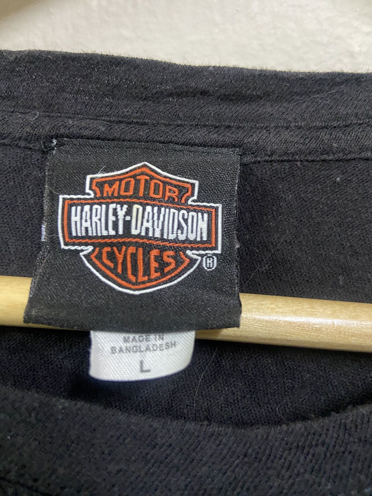 Harley Davidson × Vintage Vintage Harley Davidson T shirt Long Sleve Size L / US 10 / IT 46 - 3 Thumbnail