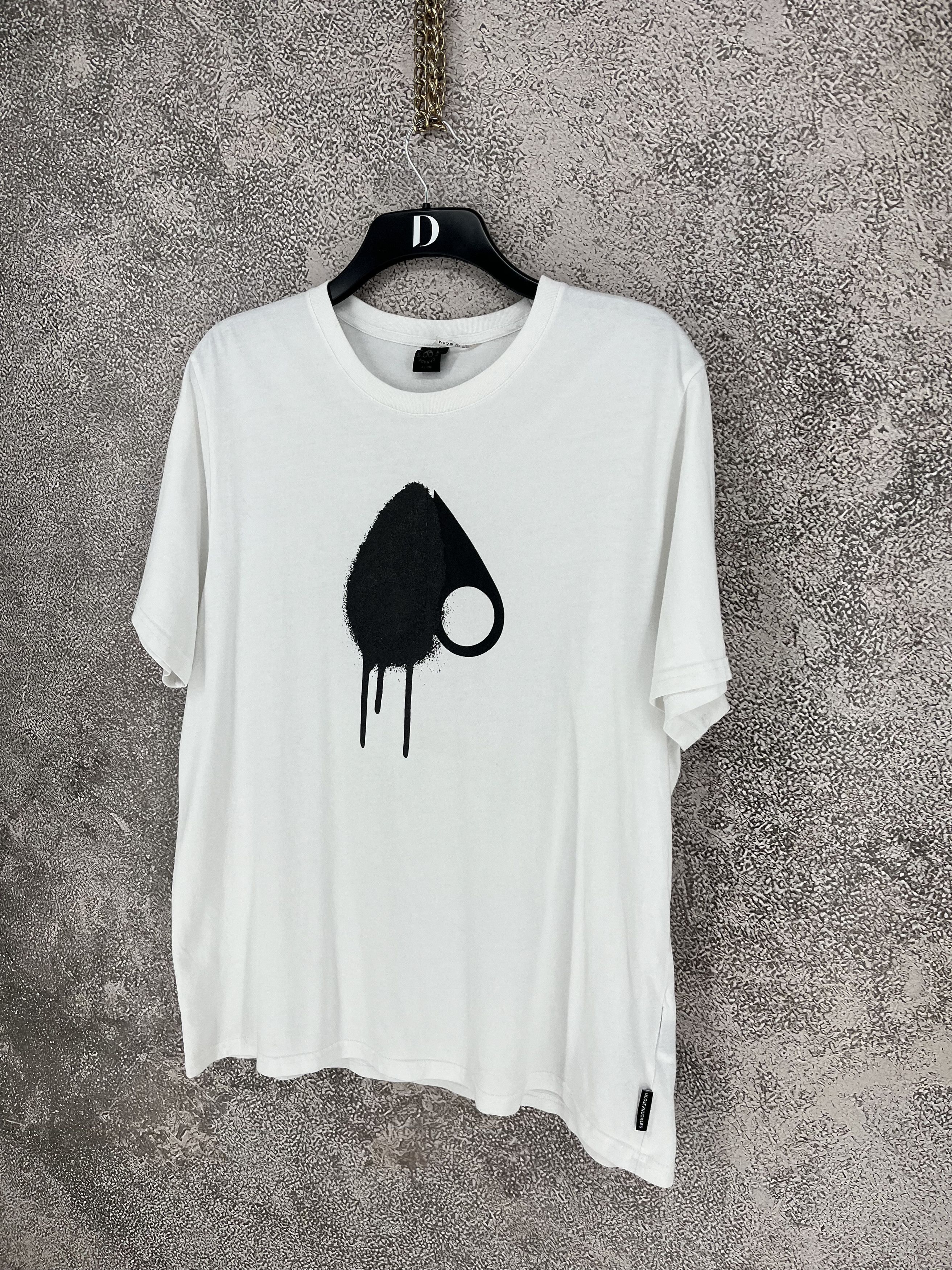 Moose Knuckles Moose Knuckles Augustine T-shirt White With Logo Print Size US XL / EU 56 / 4 - 3 Thumbnail
