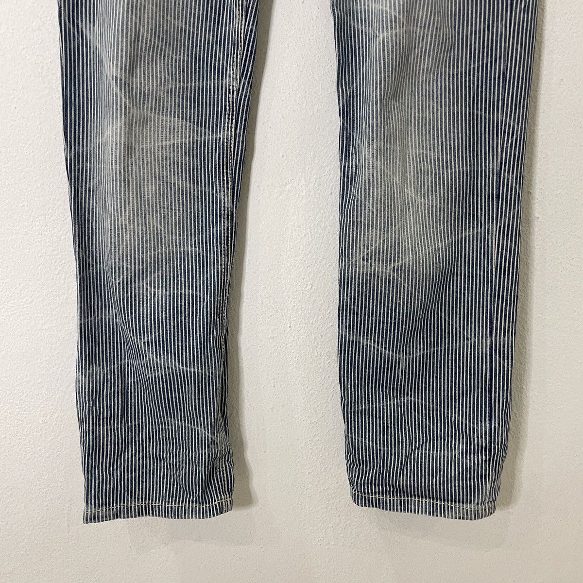 Japanese Brand Vintage Gold Rush Japan Hickory Stripe Pants Size US 33 - 4 Thumbnail