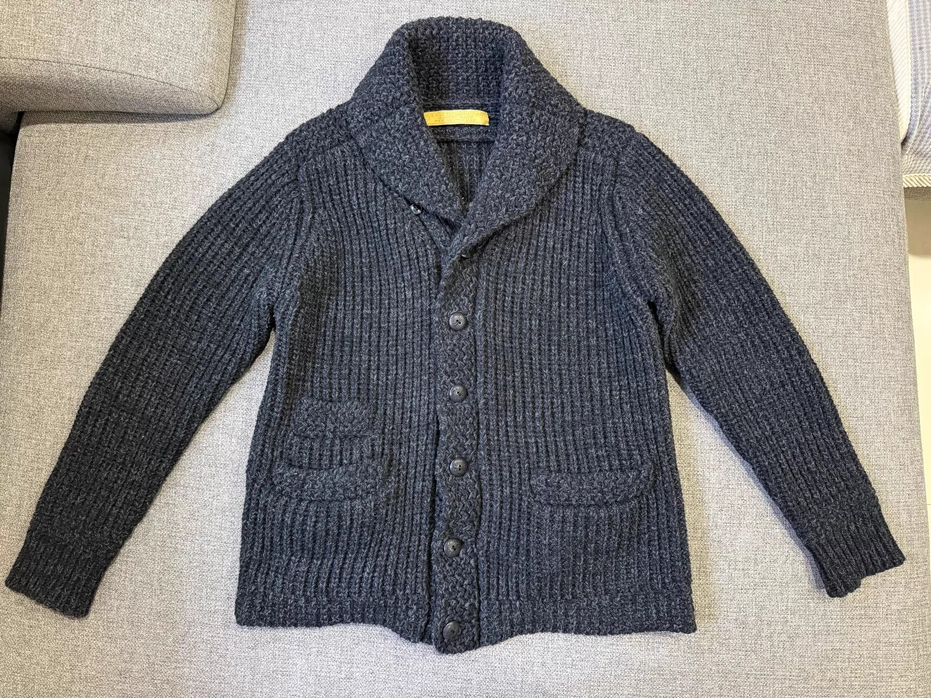 Old Joe old Joe Shawl Collar Wool Sweater 36 Thick Unisex Size US S / EU 44-46 / 1 - 1 Thumbnail
