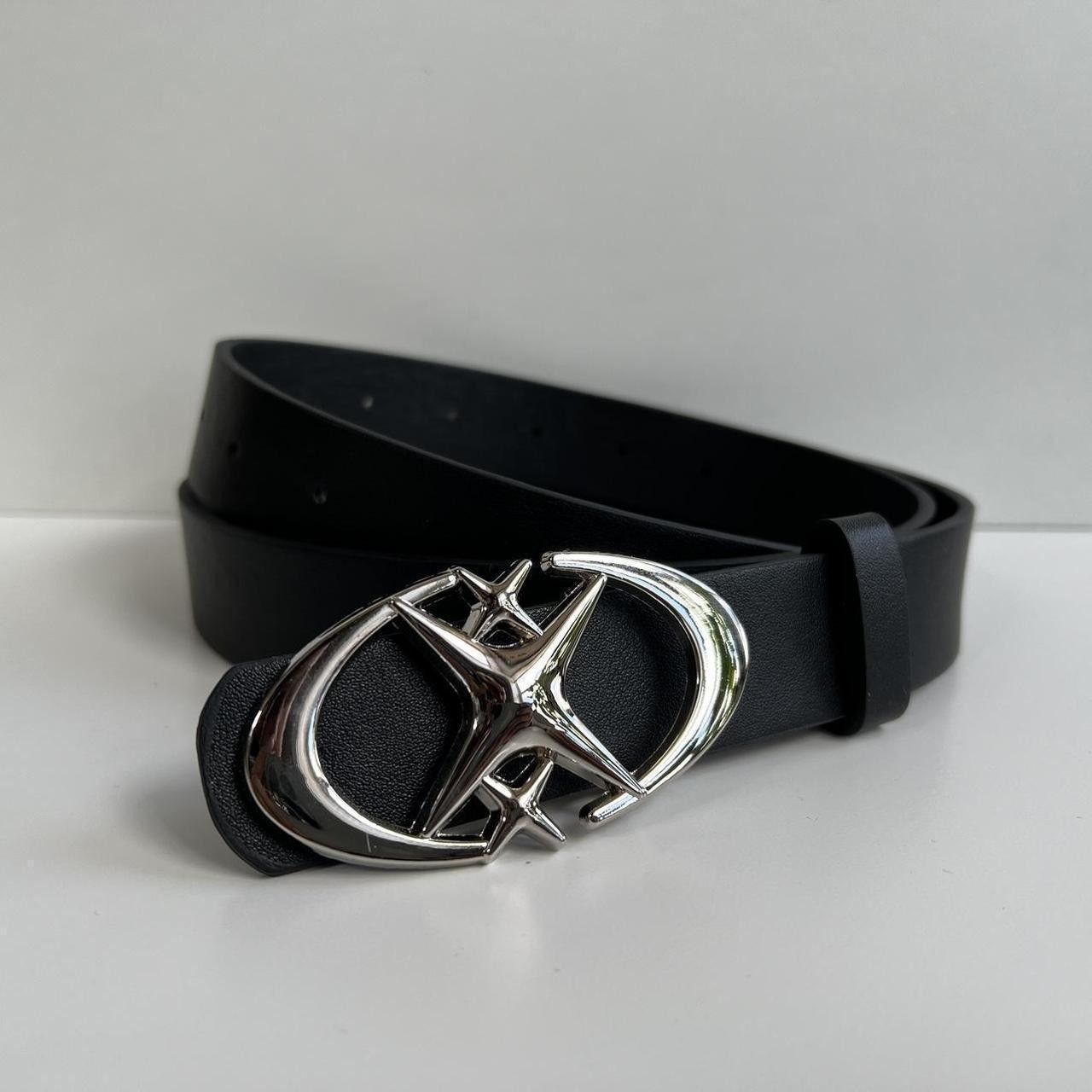 Handmade y2k 2000s star futuristic star emblem grunge emo belt Size ONE SIZE - 6 Thumbnail