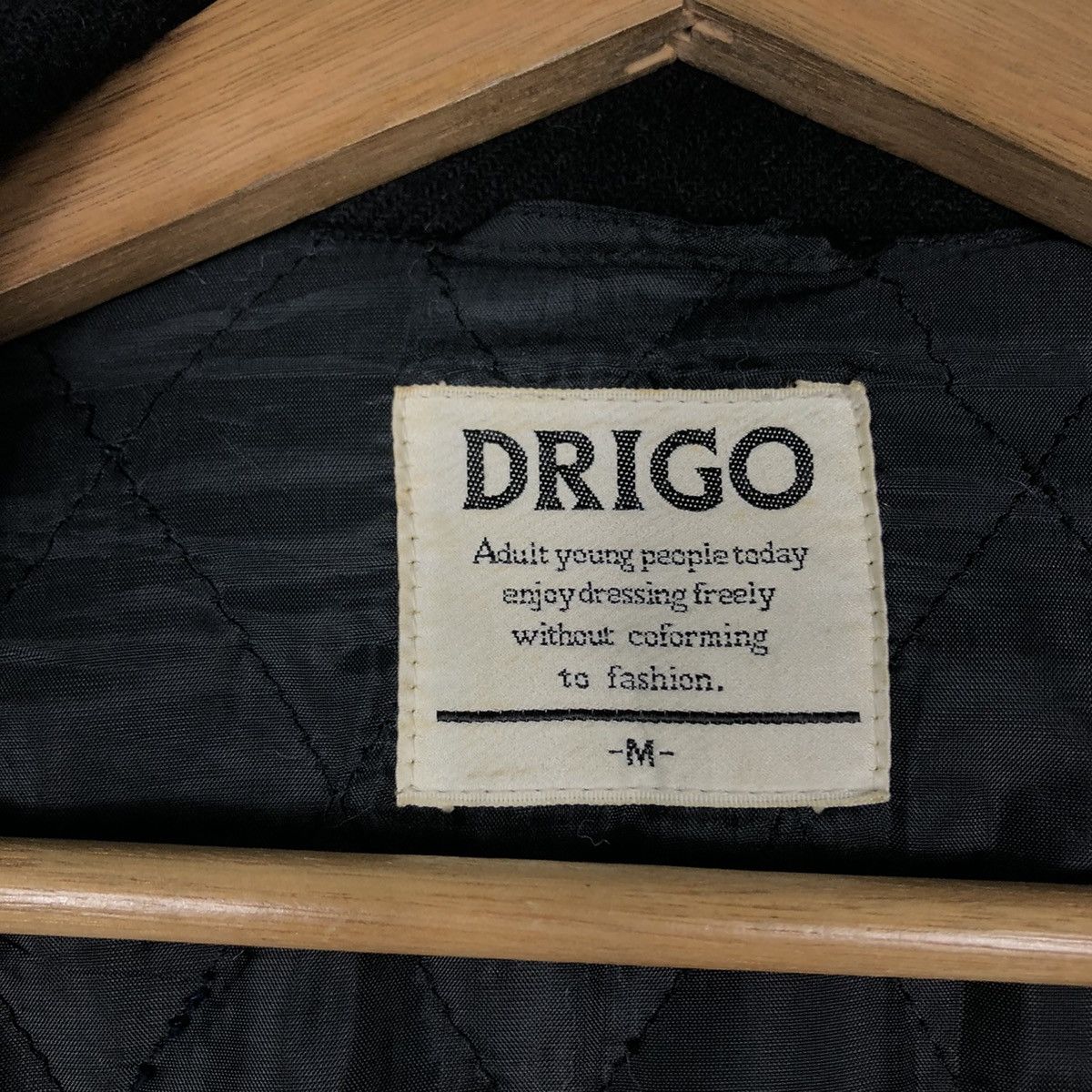 Japanese Brand 🔥Vtg Bomber Jacket Fly Design Rich Black Drigo Issey Miyake Size US M / EU 48-50 / 2 - 16 Thumbnail