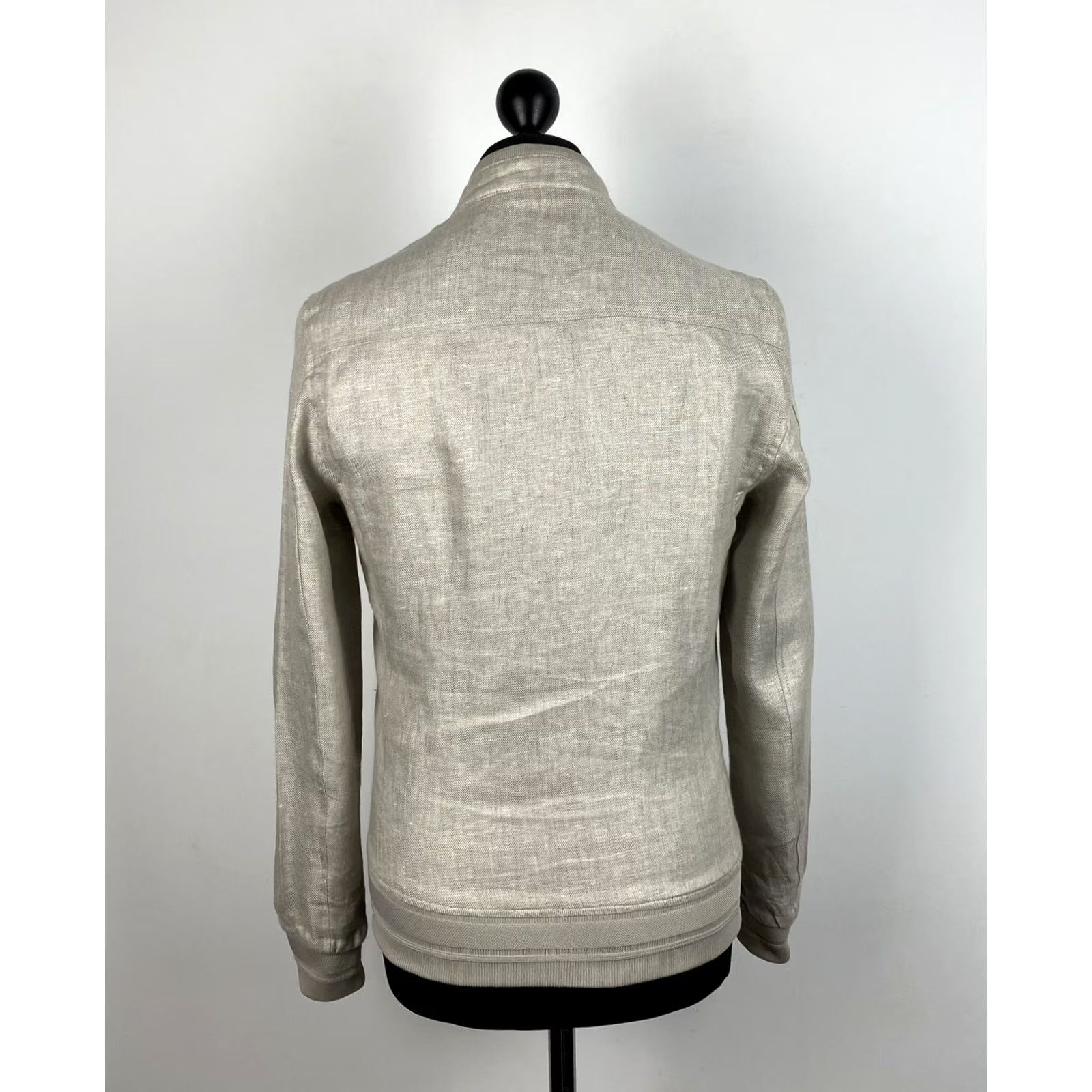 Zara Zara Man Jacket Linen Beige S Mens Shirt Size US S / EU 44-46 / 1 - 3 Thumbnail
