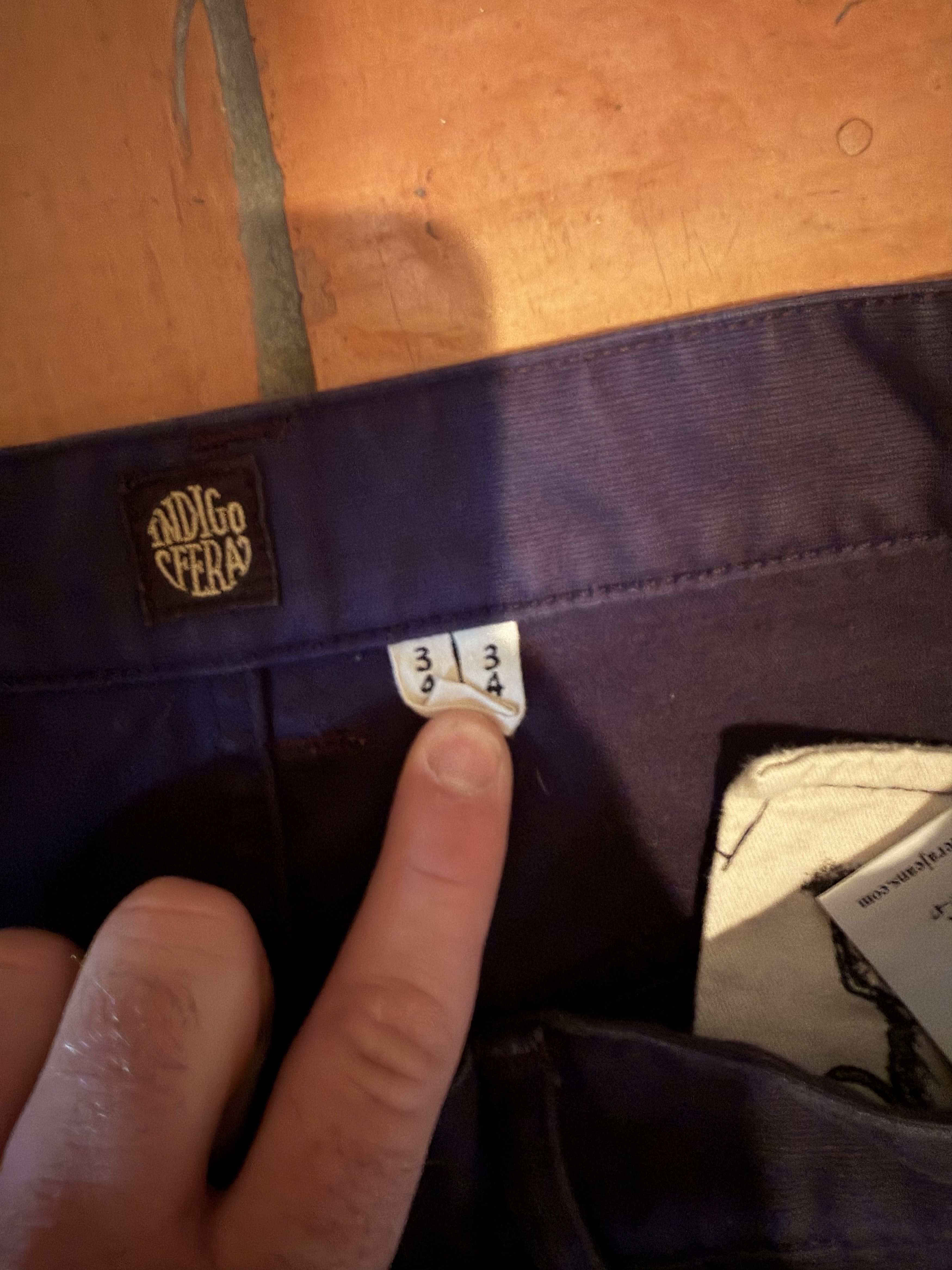 Indigofera Indigofera Kirk Pant Bedford Navy Size US 34 / EU 50 - 4 Thumbnail