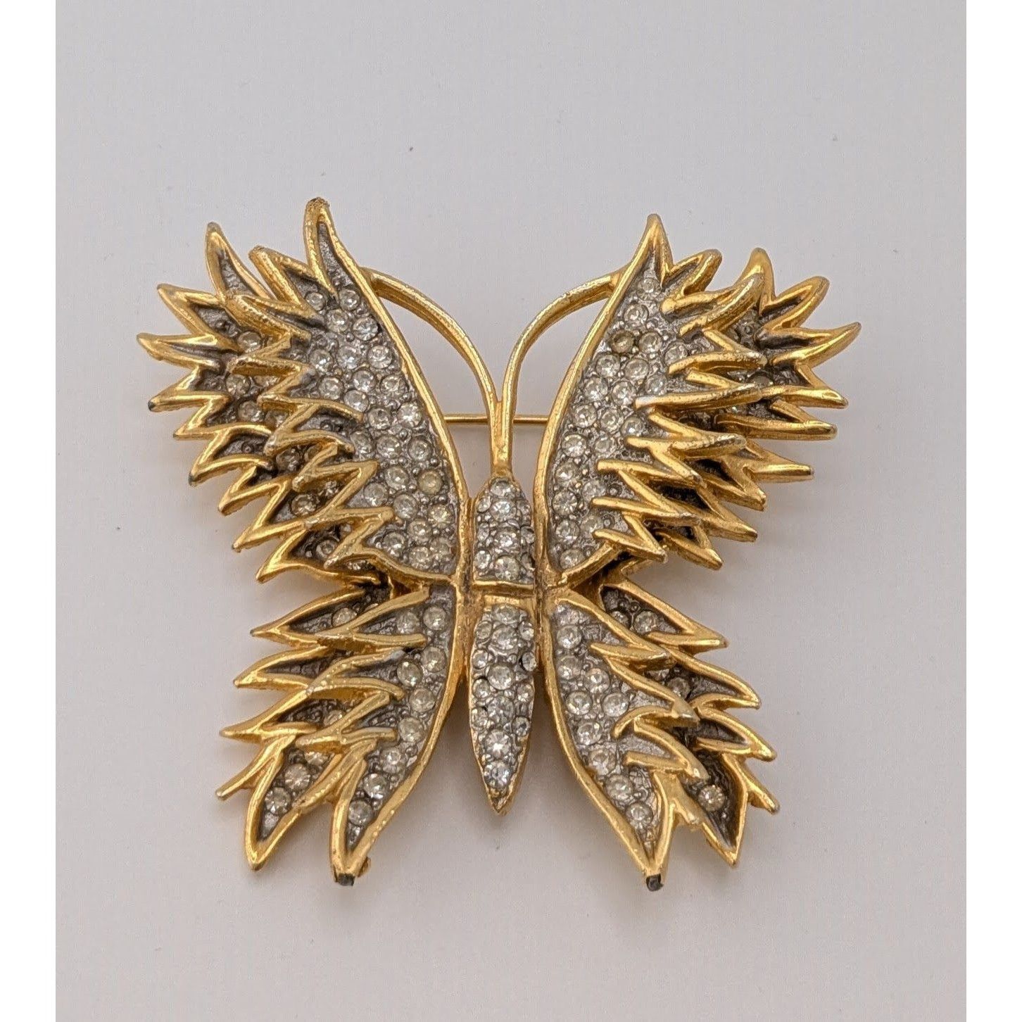 Other Vintage Kenneth J Lane Fairycore Glam HTF Large Butterfly Br Size ONE SIZE - 6 Thumbnail