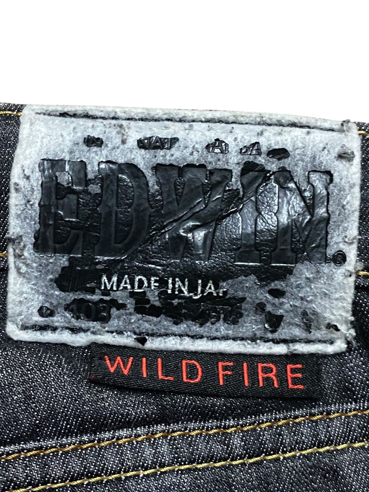 Japanese Brand Vintage Japanese Brand Edwin 403 Distressed Loose Jeans Size US 32 / EU 48 - 11 Thumbnail