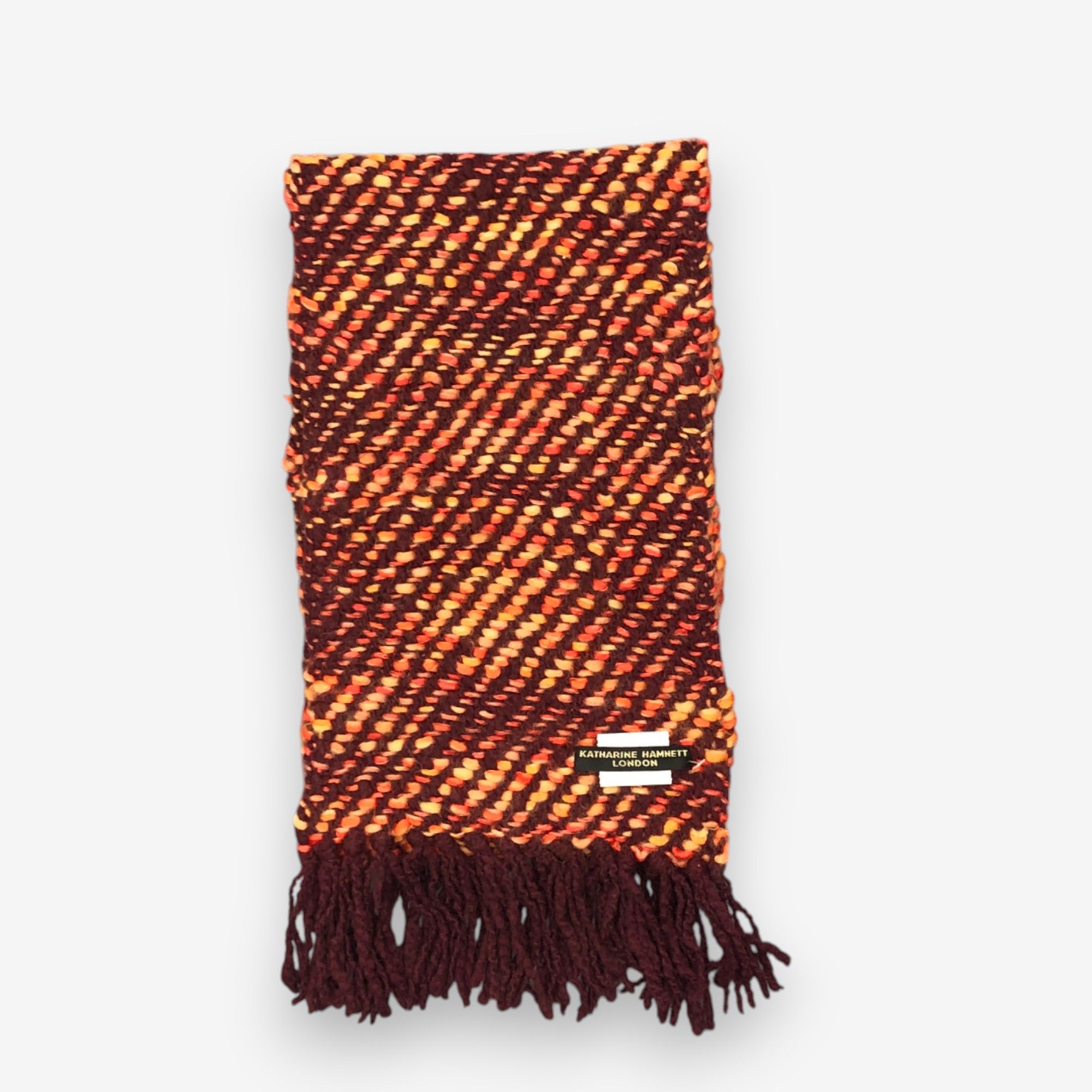 Katharine Hamnett London Vintage Katharine Hamnett Scarf Muffler Wool Knit Scarves Size ONE SIZE - 2 Thumbnail