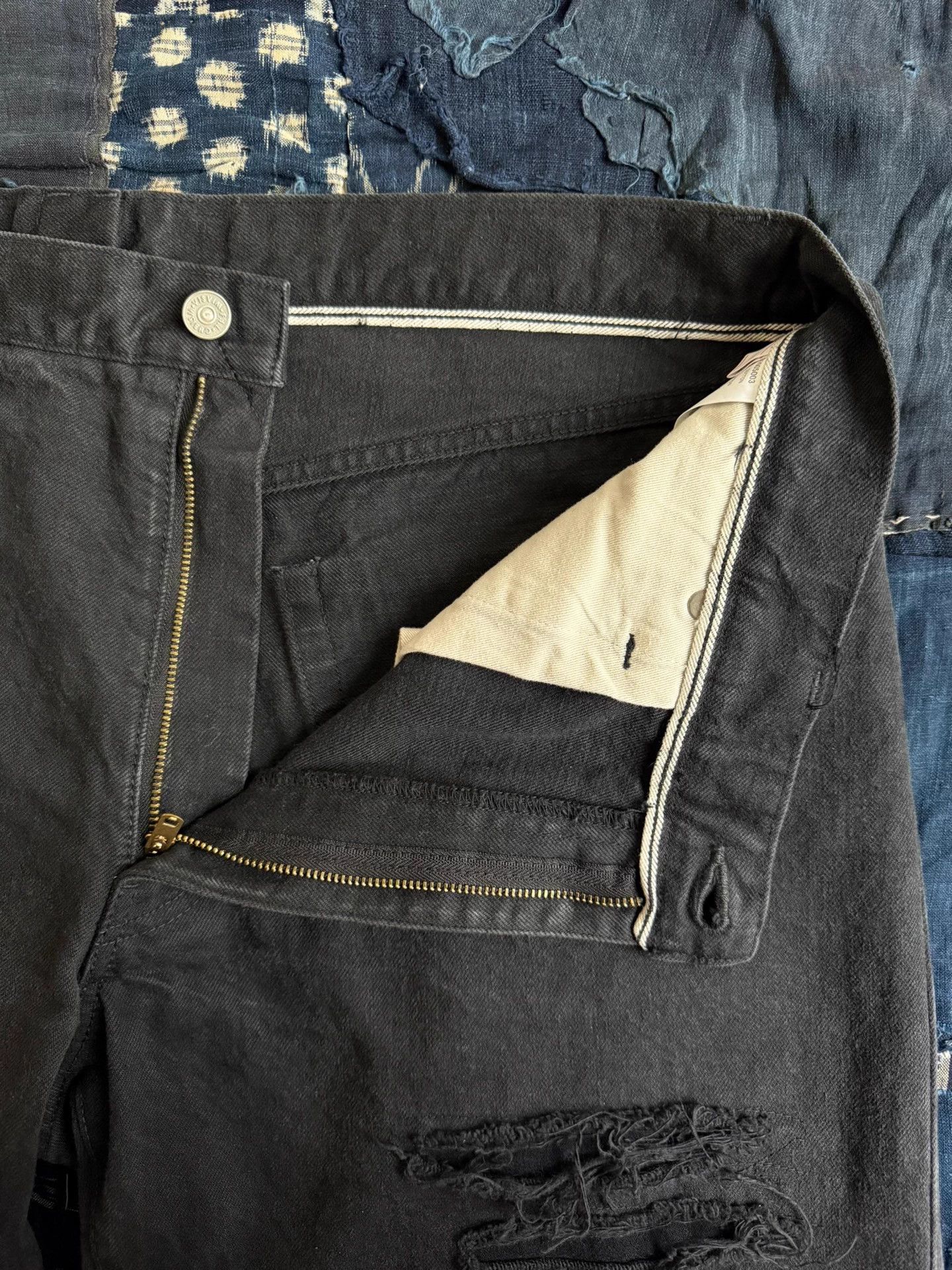 Visvim VISVIM 22SS JOURNEYMAN Distressed Denim Blk Tacked Size US 36 / EU 52 - 7 Thumbnail
