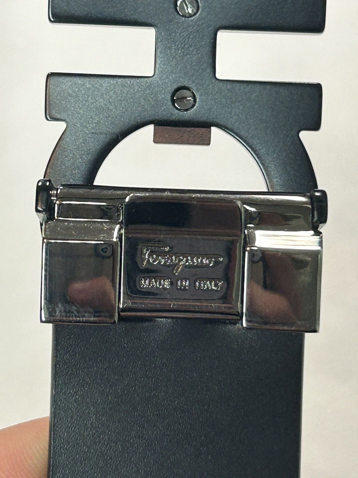 Salvatore Ferragamo Salvatore Ferragamo Logo Adjustable Belt Size ONE SIZE - 3 Thumbnail