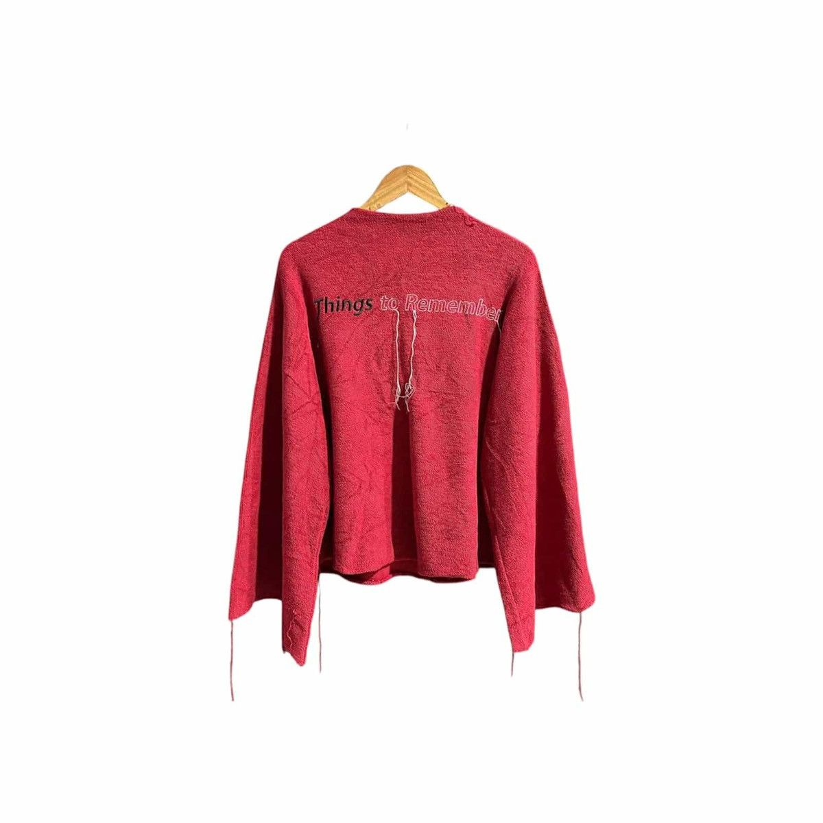 20471120 × Japanese Brand 🔥Rare Archived Sample Okiraku Deconstructed Sweater Flared Size US M / EU 48-50 / 2 - 13 Thumbnail