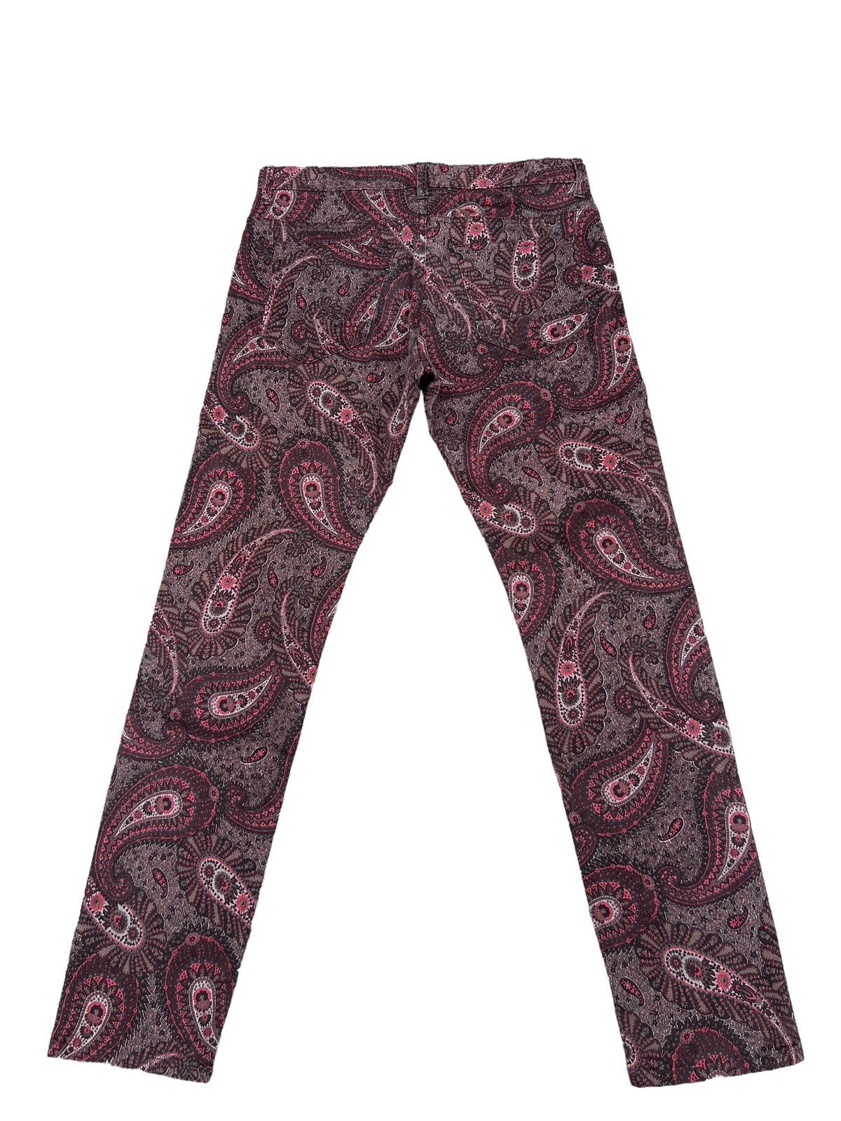 Vintage Grosso Collection Japan Paisley Stretch Psychedelic Jeans Size US 31 - 2 Thumbnail