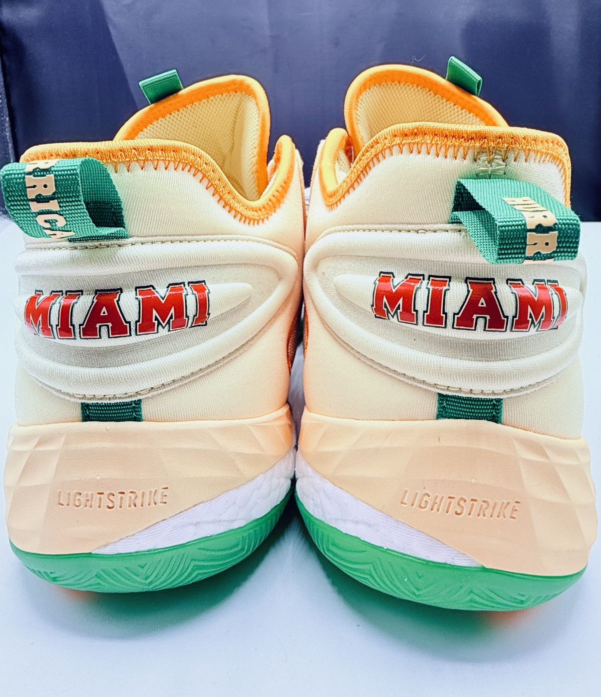 Adidas Adidas BYW Select PE Miami Hurricanes Men Sz 12.5 IE0880 Size US 12.5 / EU 45-46 - 7 Thumbnail