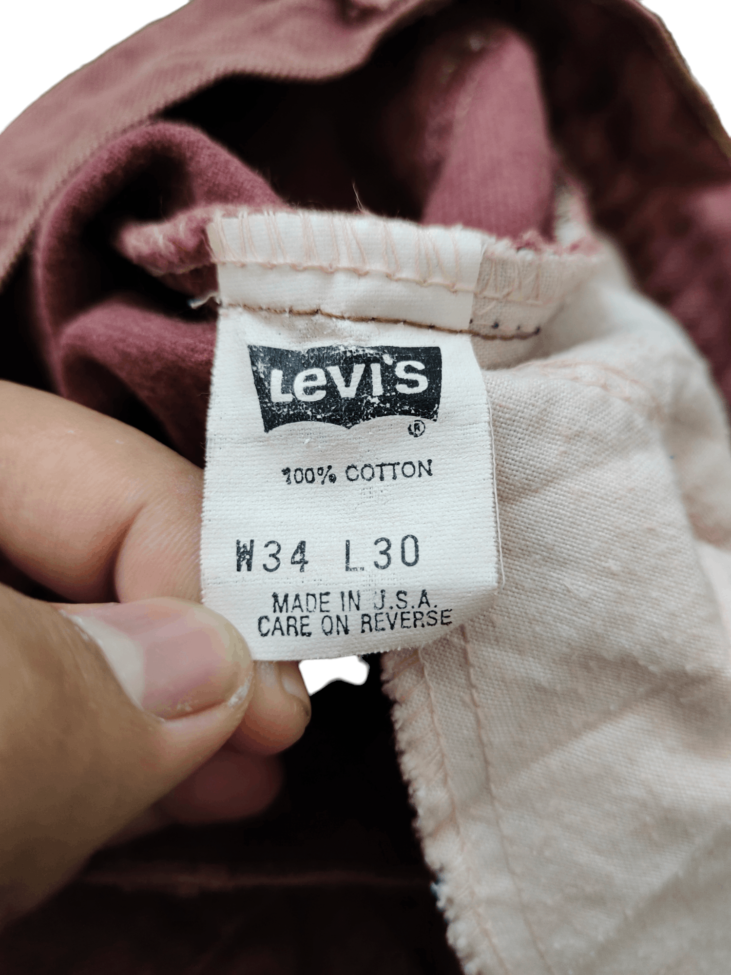 Levi's Vintage 90s Levis 550 Orange Tag Made In Usa Denim Jeans Size US 33 - 19 Thumbnail