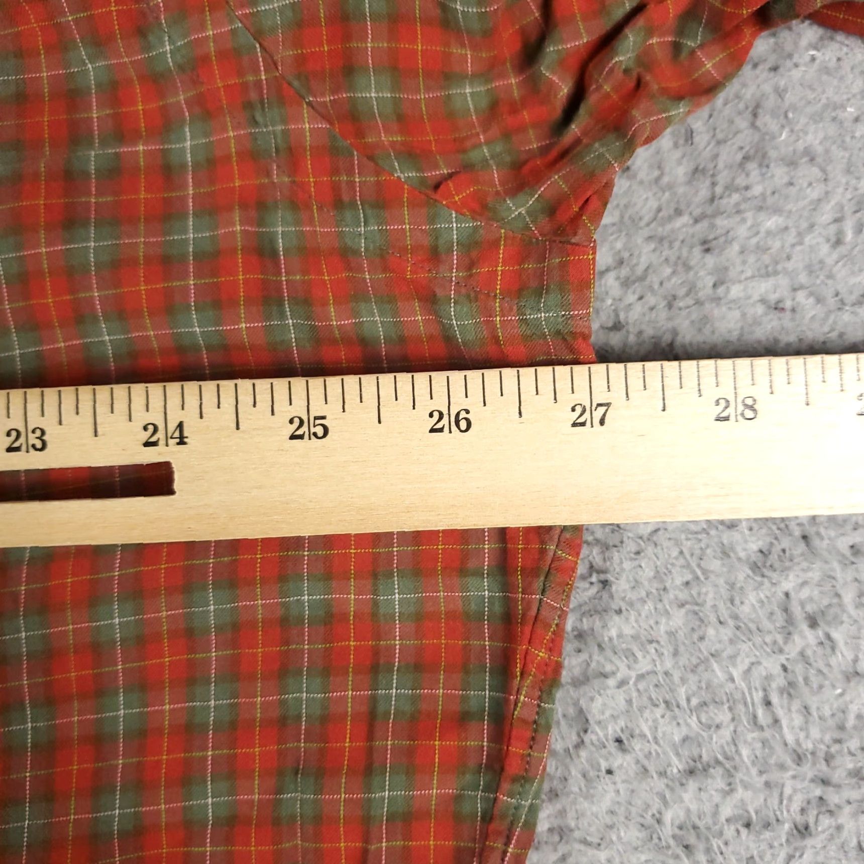 Ralph Lauren Ralph Lauren Shirt Mens XL Orange Plaid Button-Up Long Sleeve Casual Classic Preppy Pony Logo Button-Up Mens XL Orange Plaid Shirt Size US XL / EU 56 / 4 - 6 Thumbnail