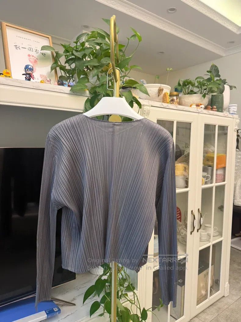 Issey Miyake Issey Miyake Dark Gray Cardigan Size L / US 10 / IT 46 - 5 Thumbnail