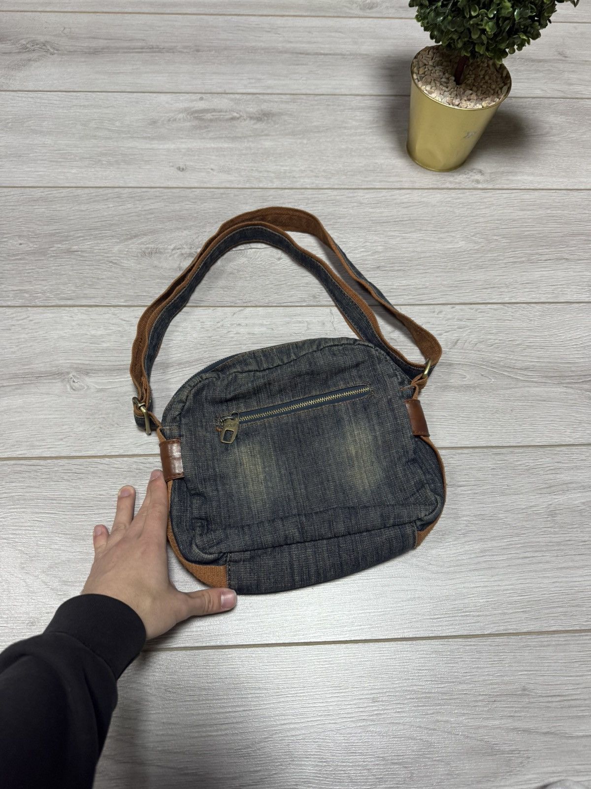 Miss Sixty Miss 60 sixty denim jacket shoulder crossbody big logo Size ONE SIZE - 9 Thumbnail