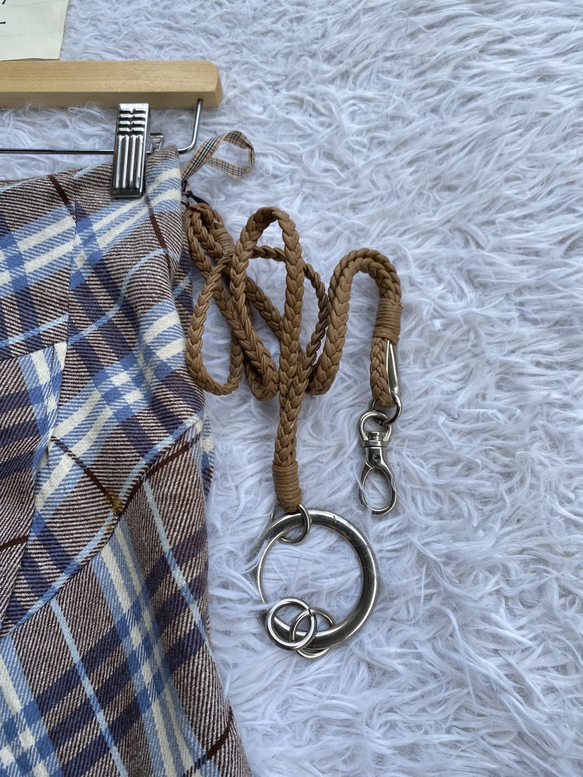 Burberry Rare Vintage Burberry Checkered Midi Skirt Size 26" / US 2 / IT 38 - 5 Thumbnail