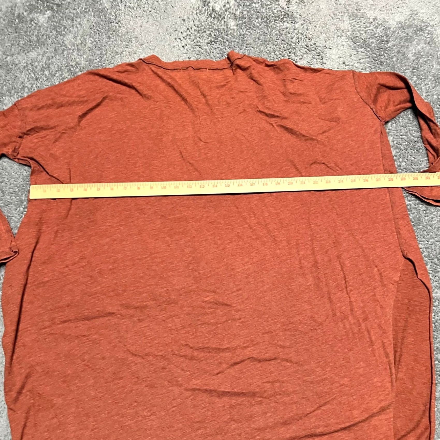 Free People Free People We The Dress Tunic Shirt Womens Small Oversized Orange Long Sleeve Size S / US 4 / IT 40 - 5 Thumbnail