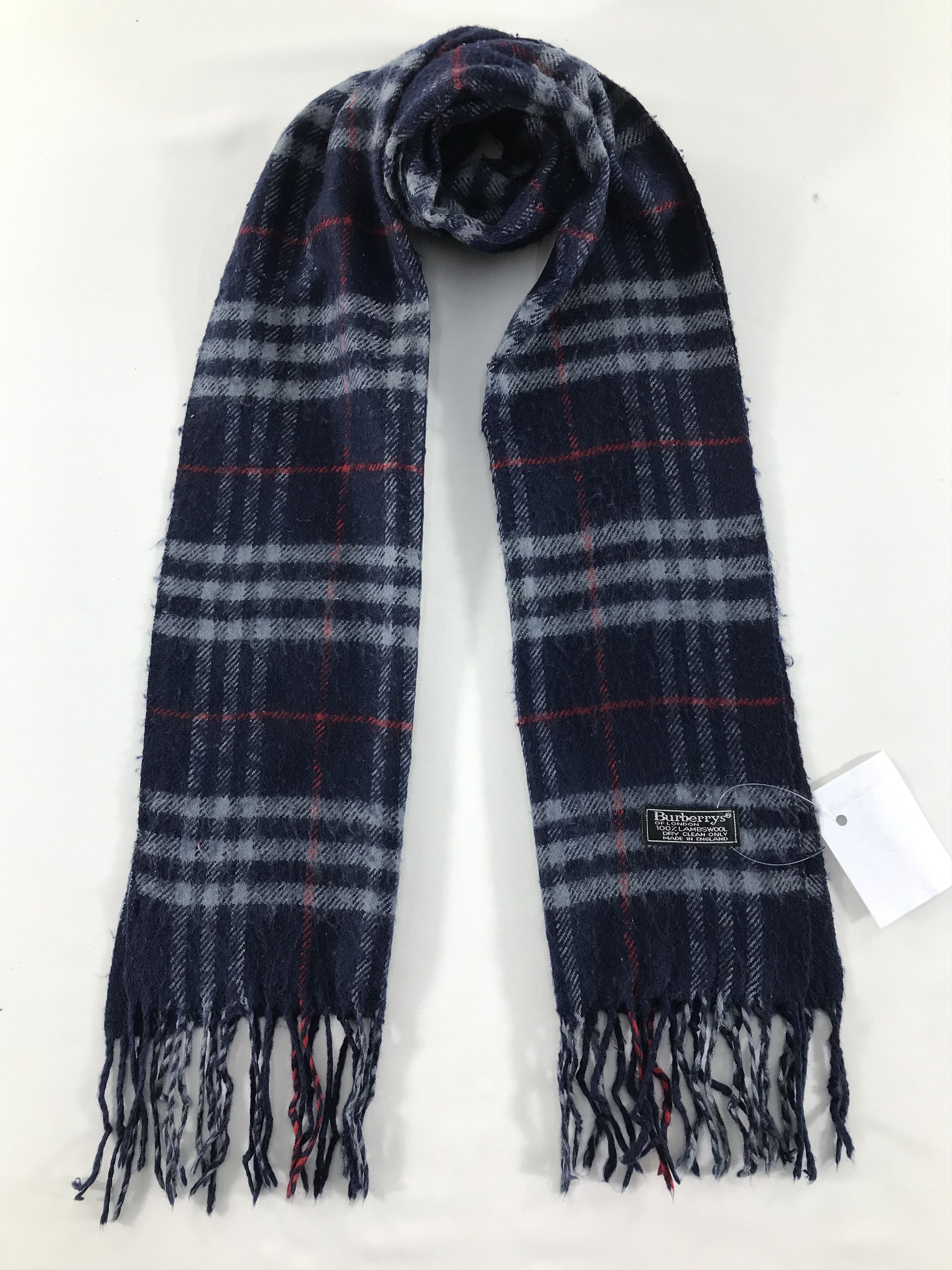 Burberry Vintage Burberry Scarf/Muffler/Neckwear MF1518 Size ONE SIZE - 1 Thumbnail