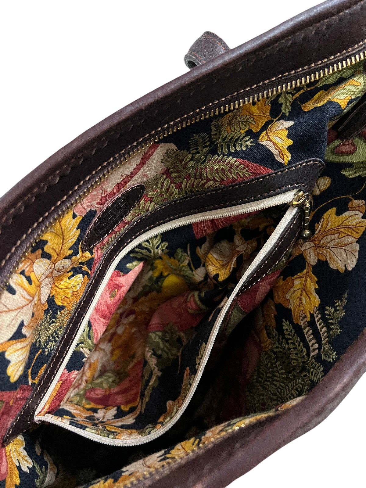 Loewe Vintage Loewe Padded Brown Long Handle Tote Bag Size ONE SIZE - 19 Thumbnail