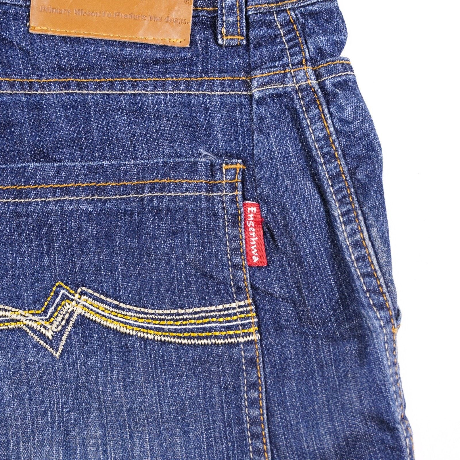 Other Engerhwa Phoenix Denim Jeans Straight Wide Cargo Shorts 32 Size US 32 / EU 48 - 9 Thumbnail