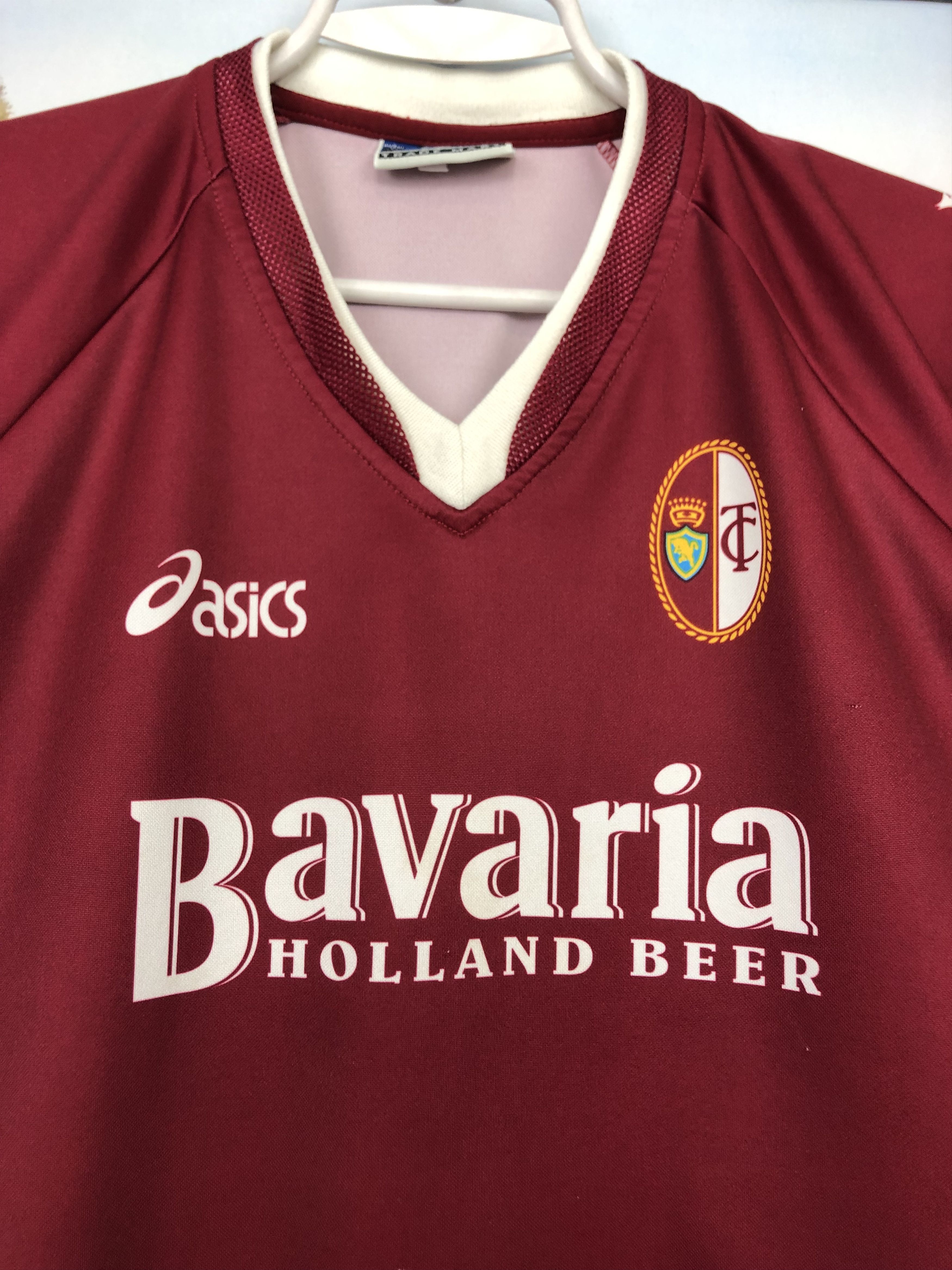 Asics Torino football shirt Tee Soccer Maglia Jersey Hype Rare Size US XS / EU 42 / 0 - 3 Thumbnail