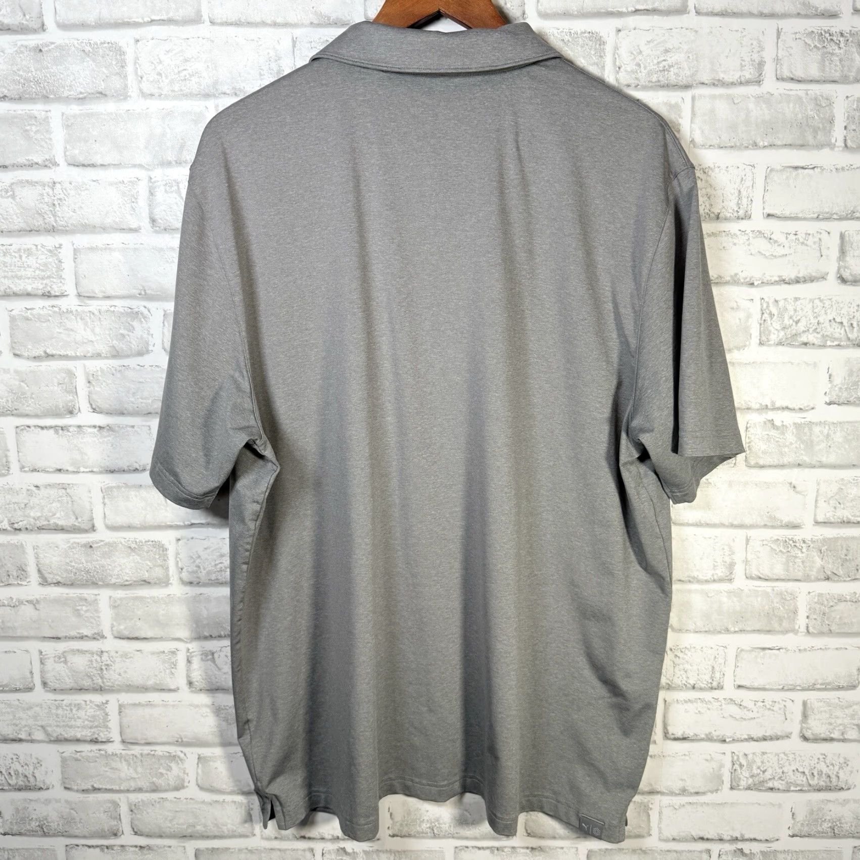 Puma Puma Gray Striped Athletic Polo Shirt Mens XL Size Regular Size US XL / EU 56 / 4 - 5 Thumbnail